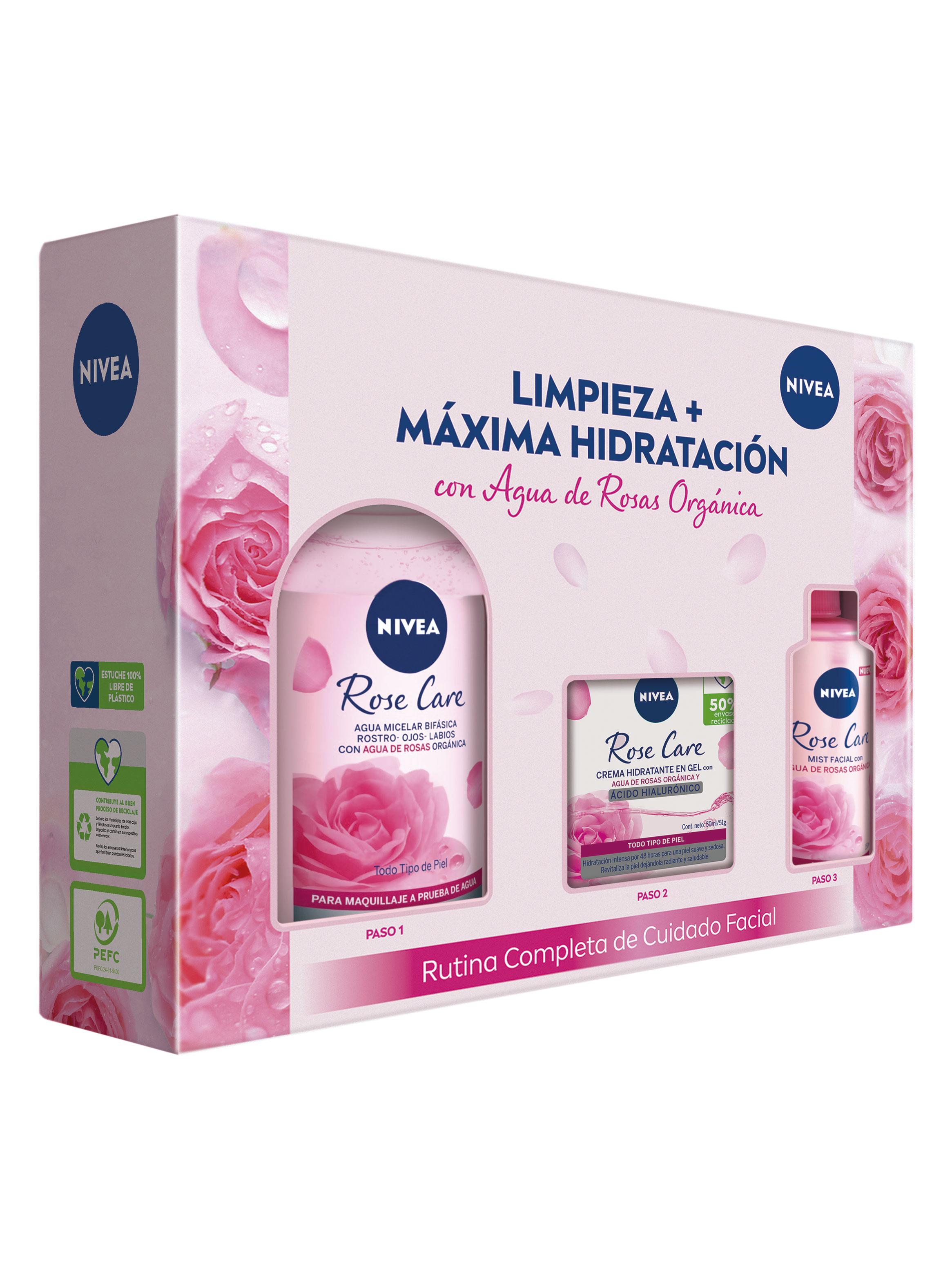 Pack Roses Care Agua Micelar 400ml + Crema Día 50ml + Mist 150ml-2