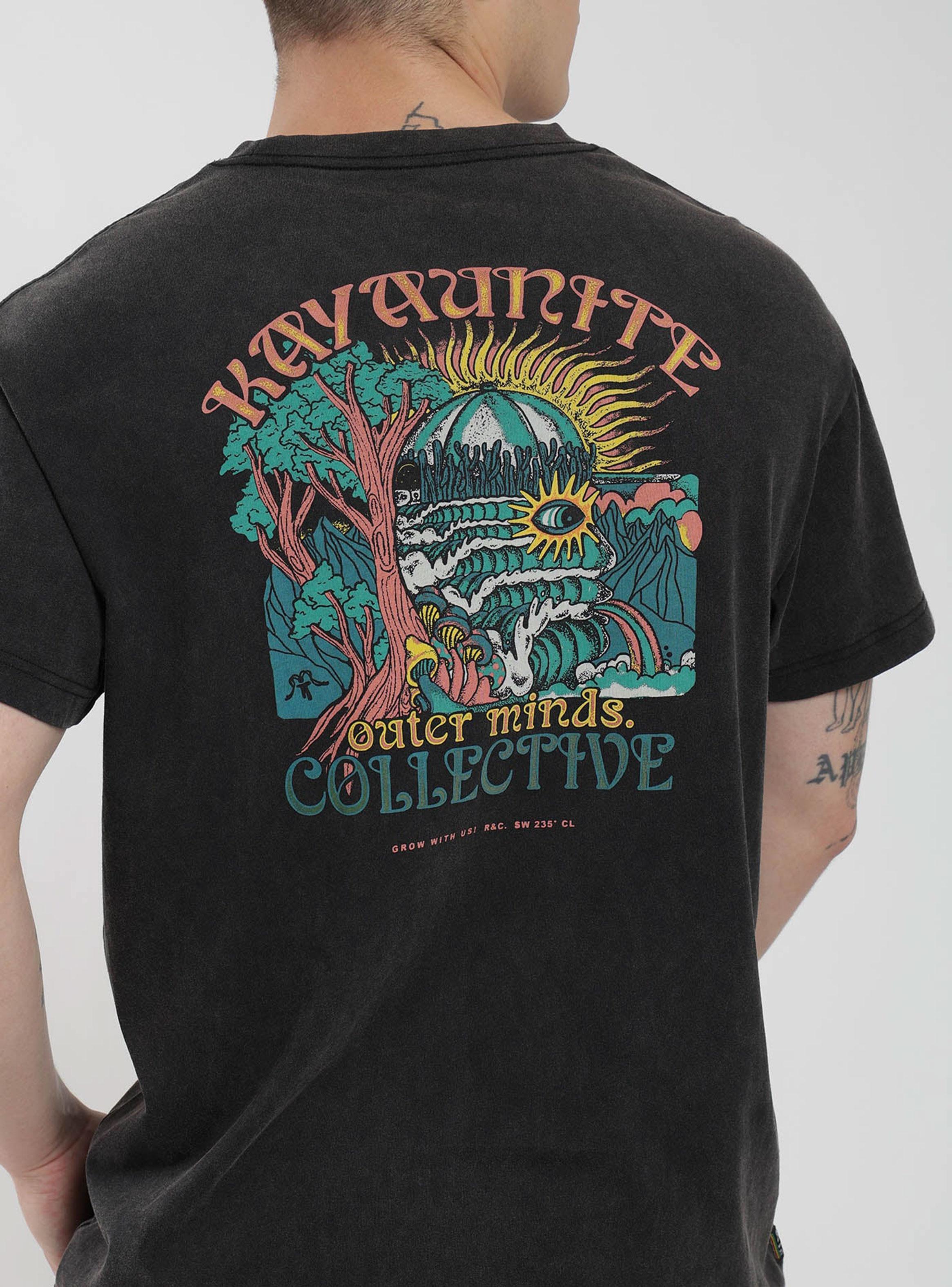 Polera Print Solid Manga Corta-3