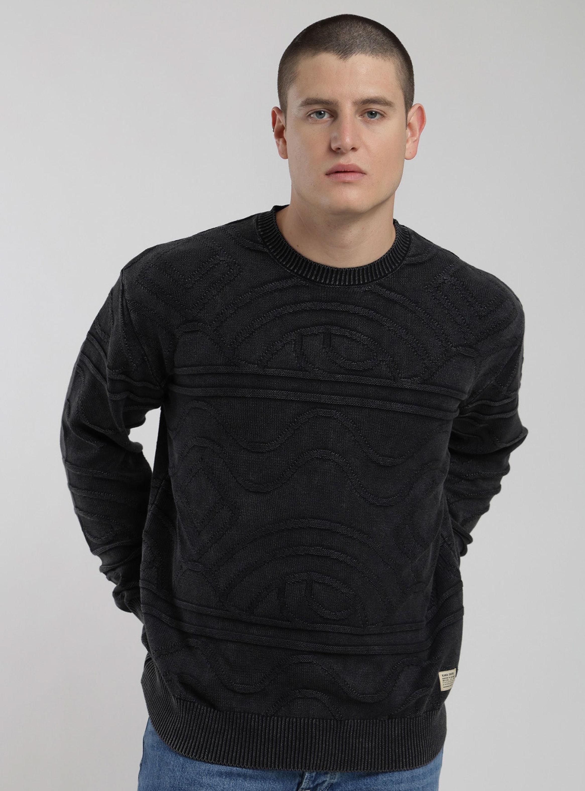 Sweater Jacquard Cuello Redondo-0