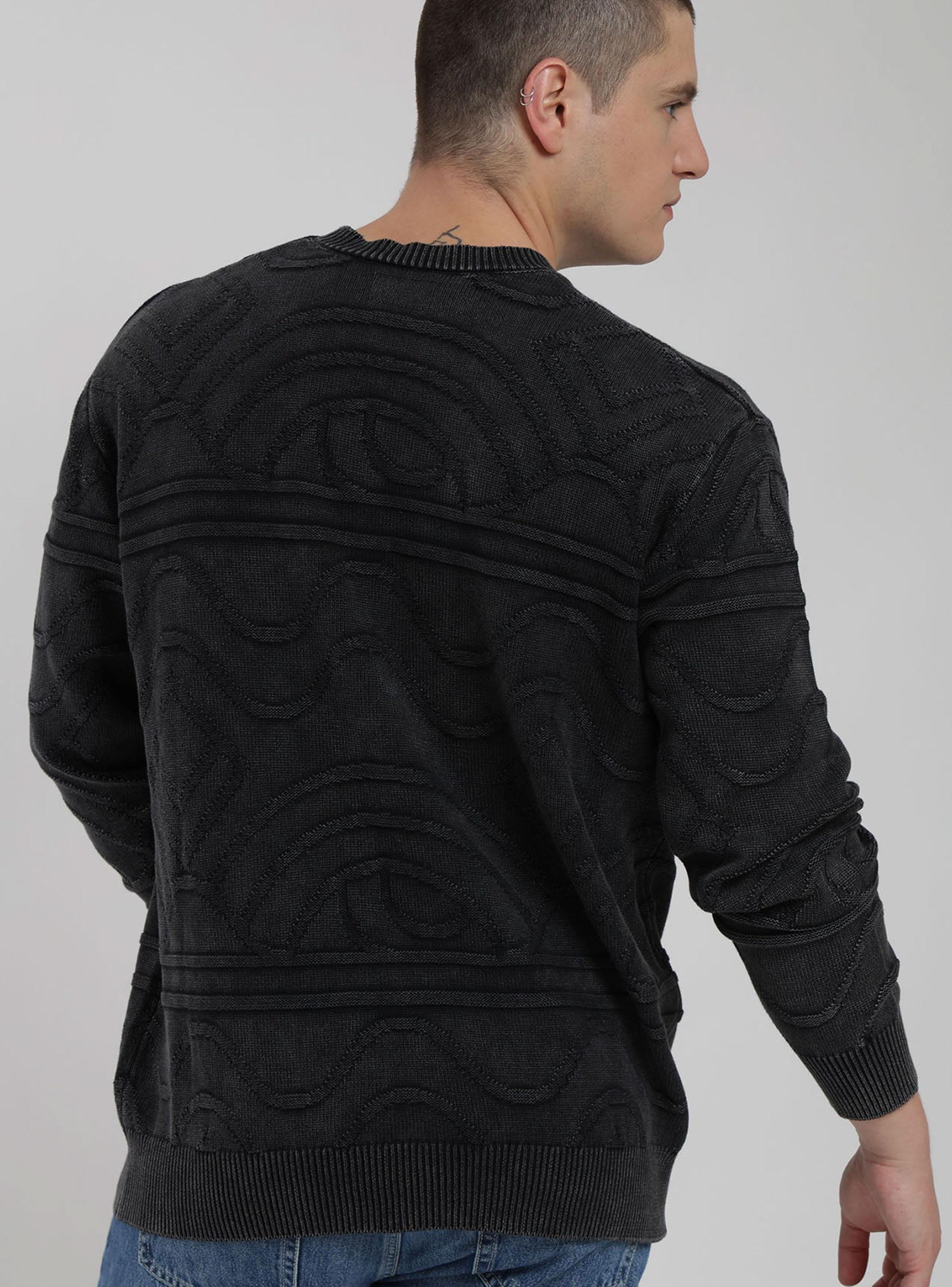 Sweater Jacquard Cuello Redondo-1