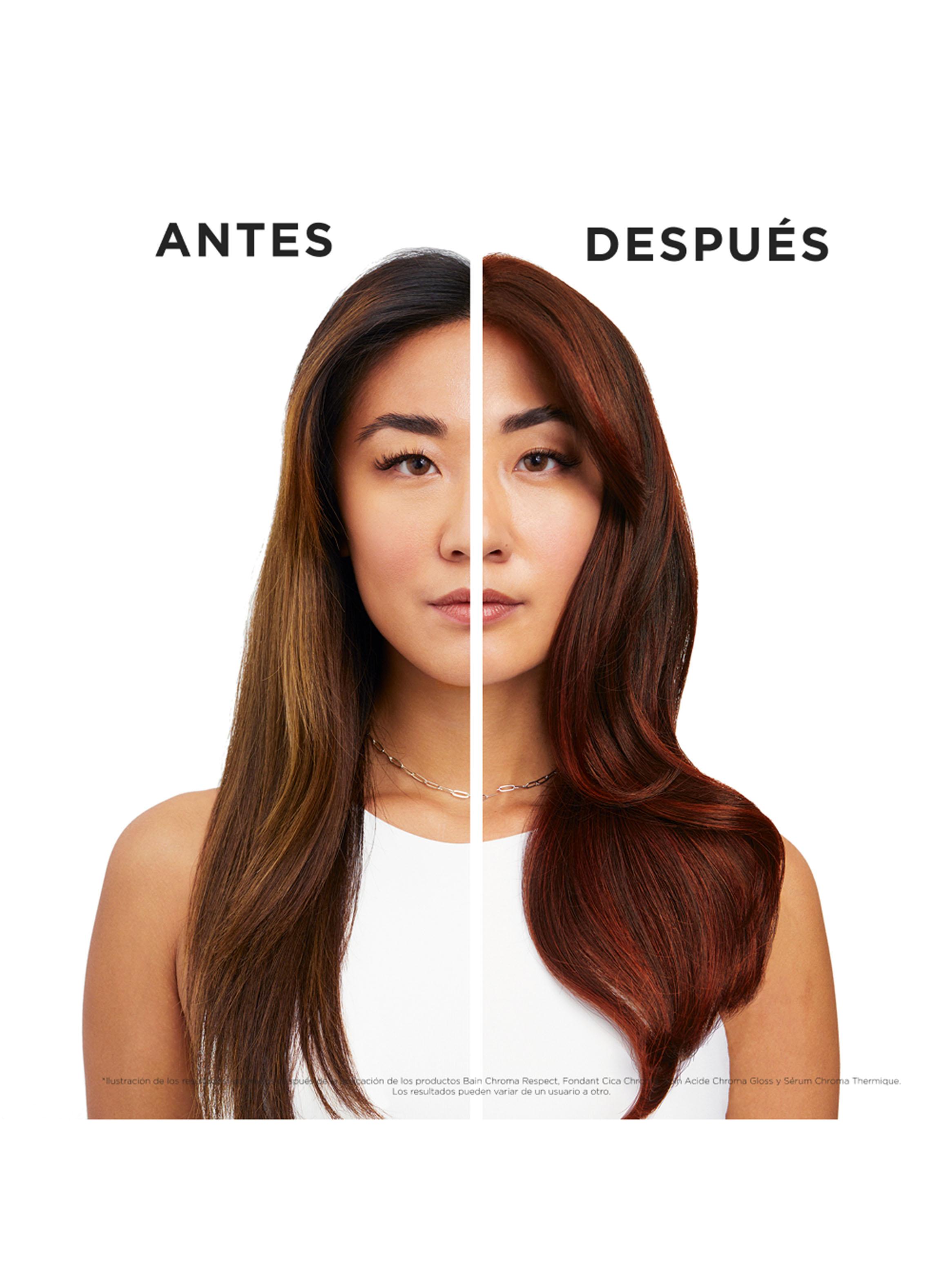 Shampoo Protección del Color Cabello Grueso Bain Riche Chroma Respect Chroma Absolu 250ml-4