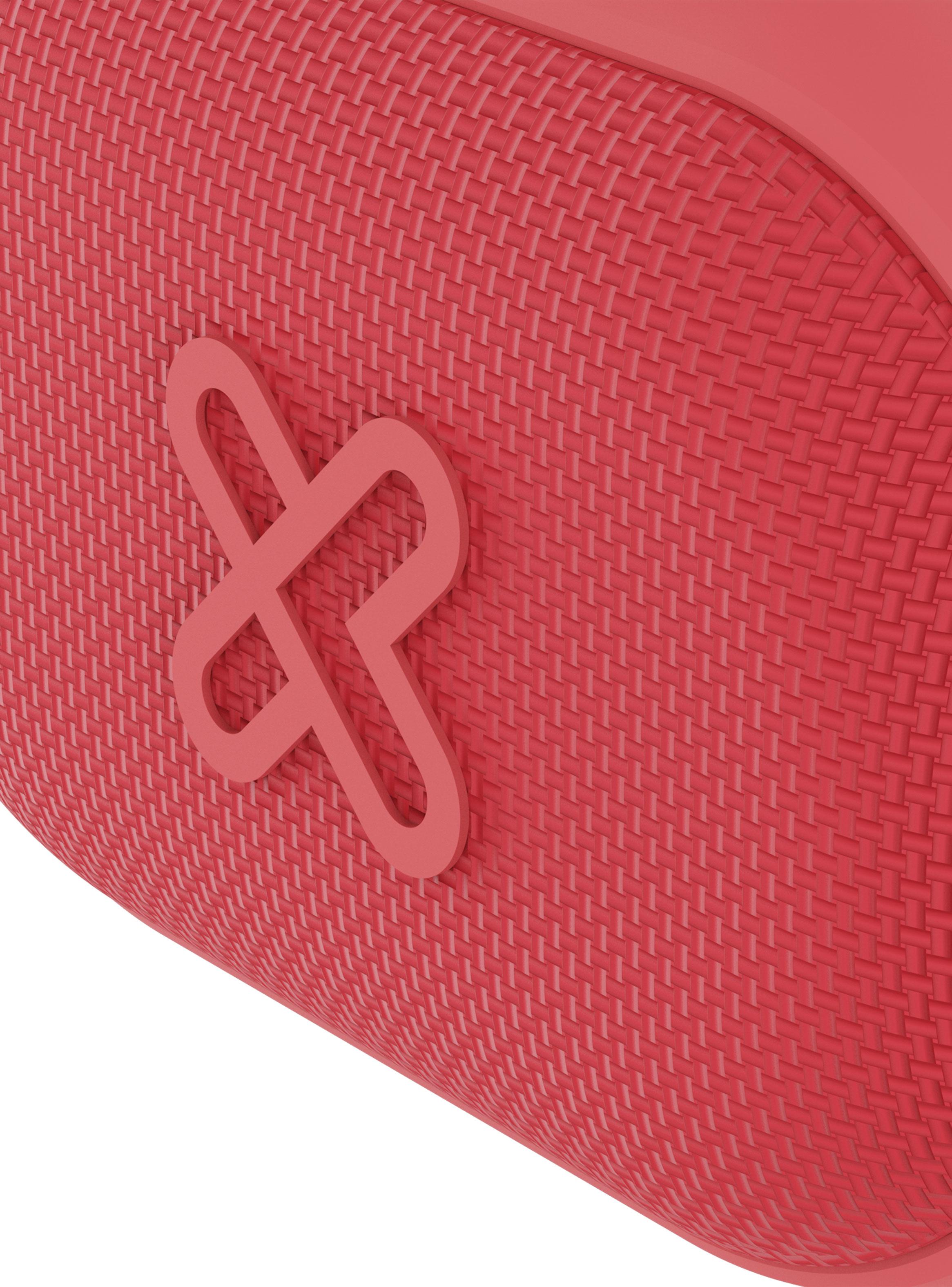 Parlante Bluetooth Portátil Groove Splash Rojo-4
