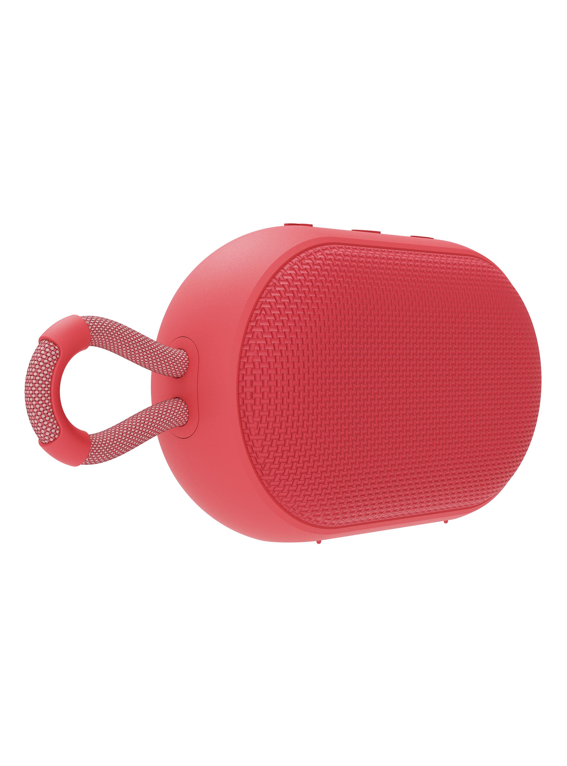 Parlante Bluetooth Portátil Groove Splash Rojo-2