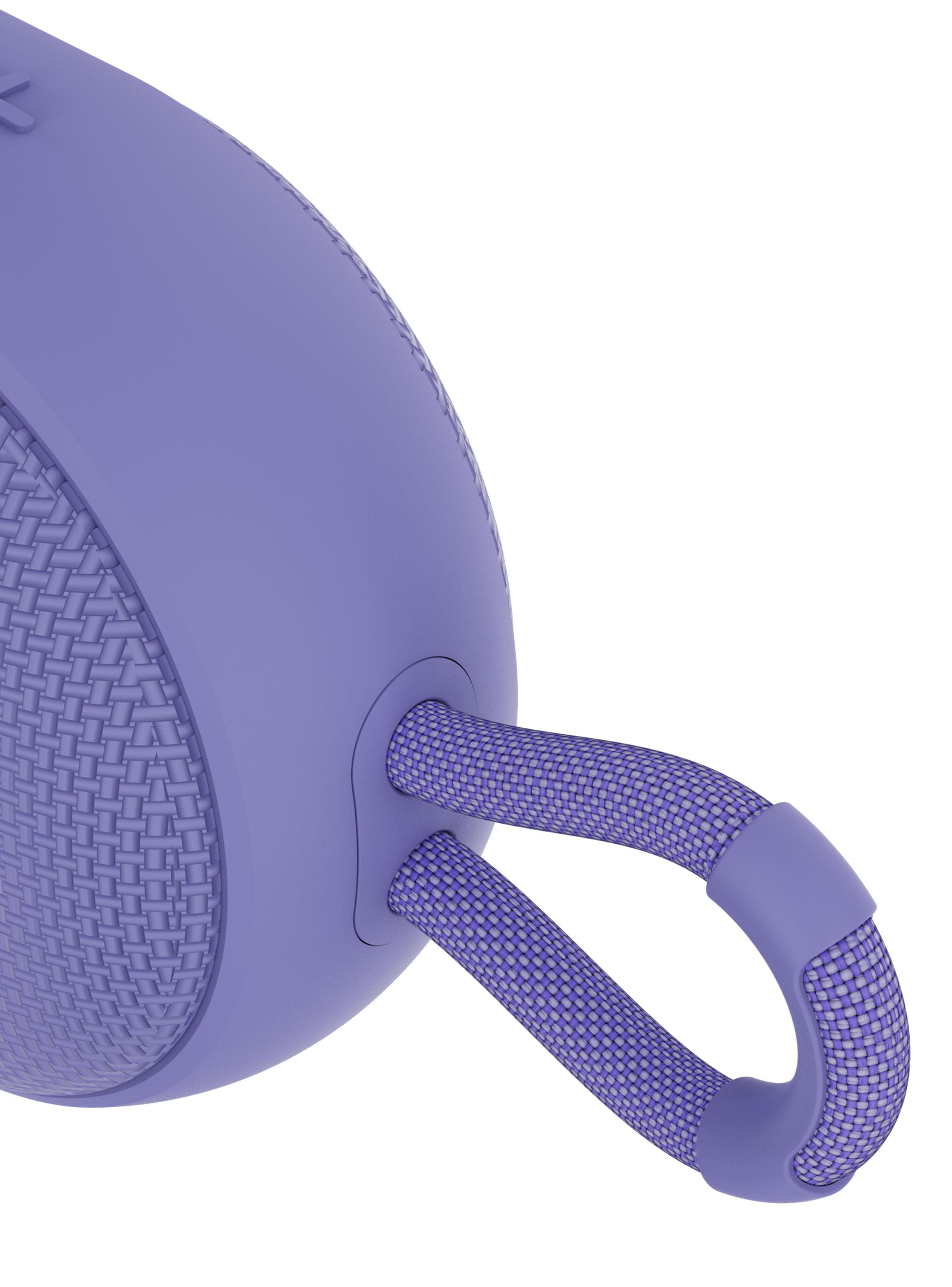 Parlante Bluetooth Portátil Groove Splash Púrpura-4