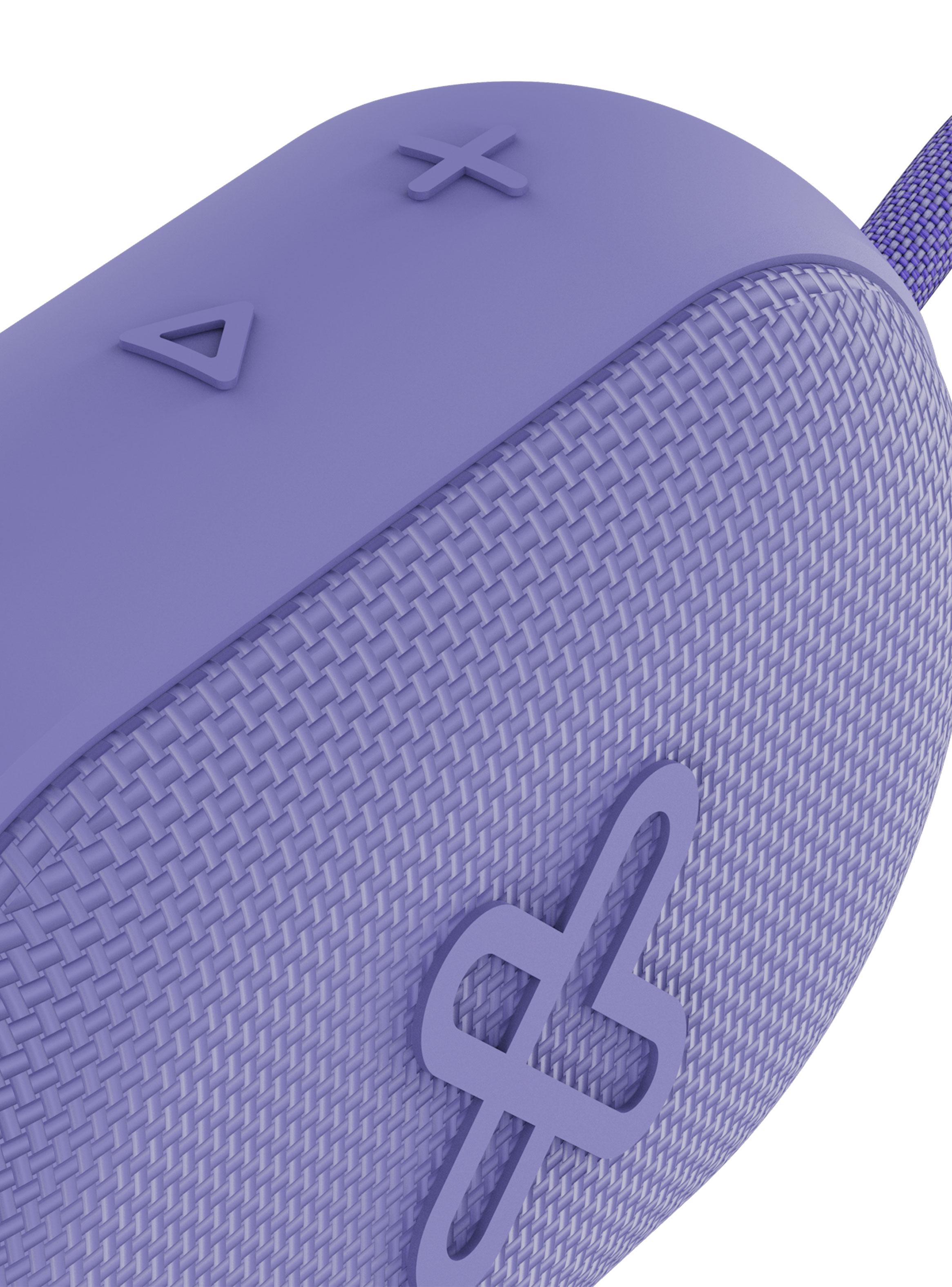 Parlante Bluetooth Portátil Groove Splash Púrpura-2