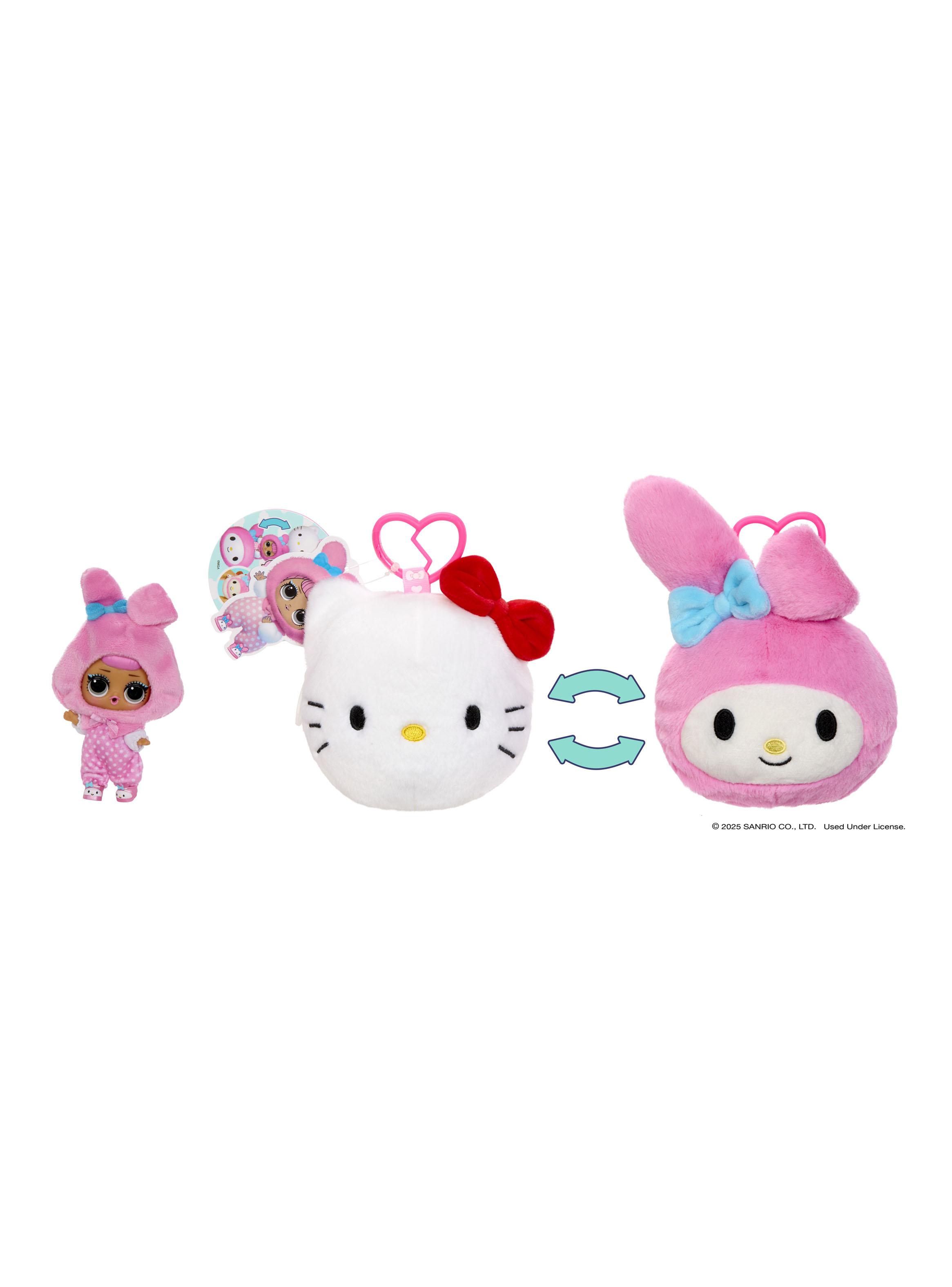 Muñeca L.O.L. Surprise vs Hello Kitty Plush Sorpresa-9