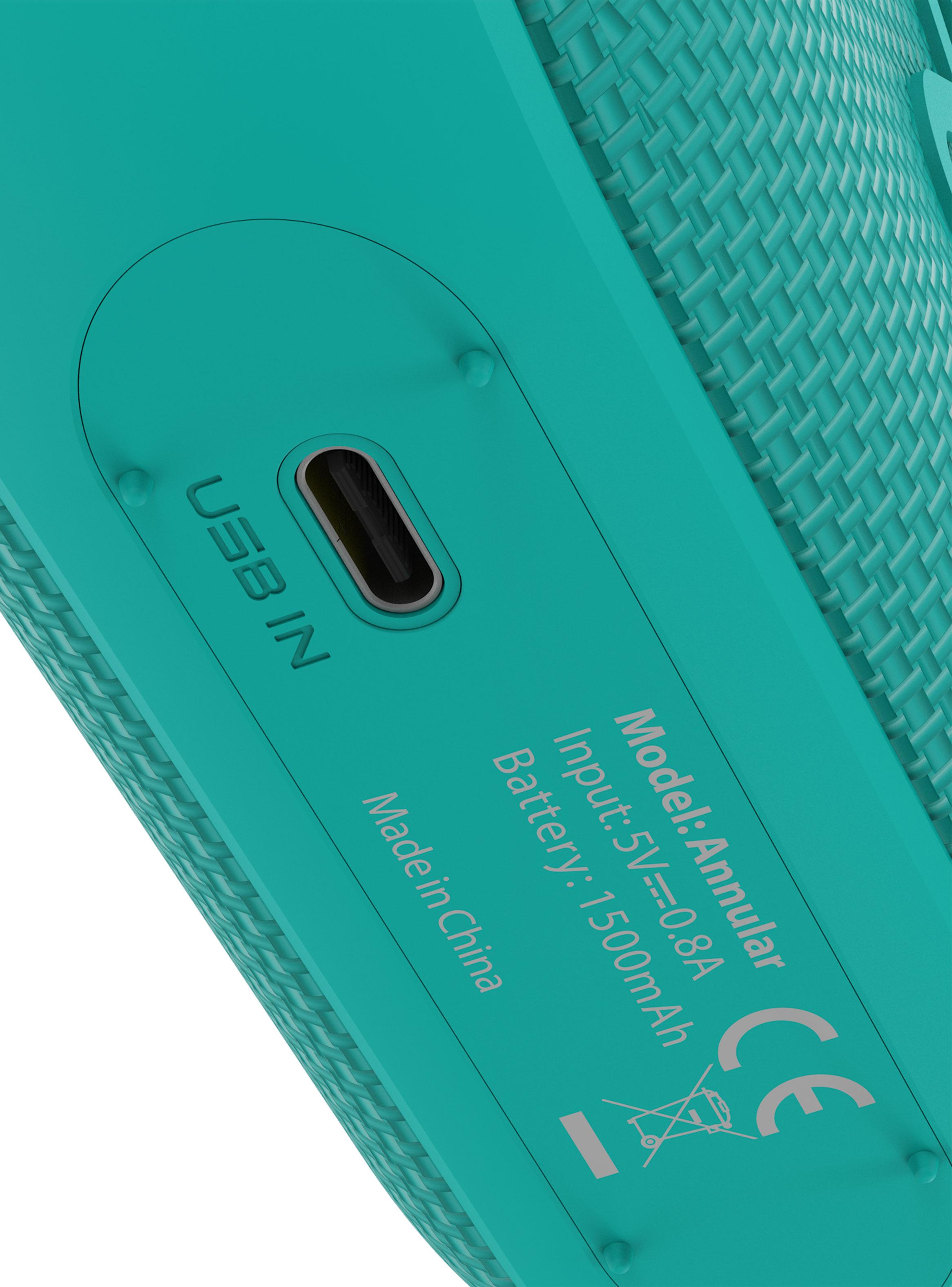 Parlante Bluetooth Portátil Groove Splash Verde-5