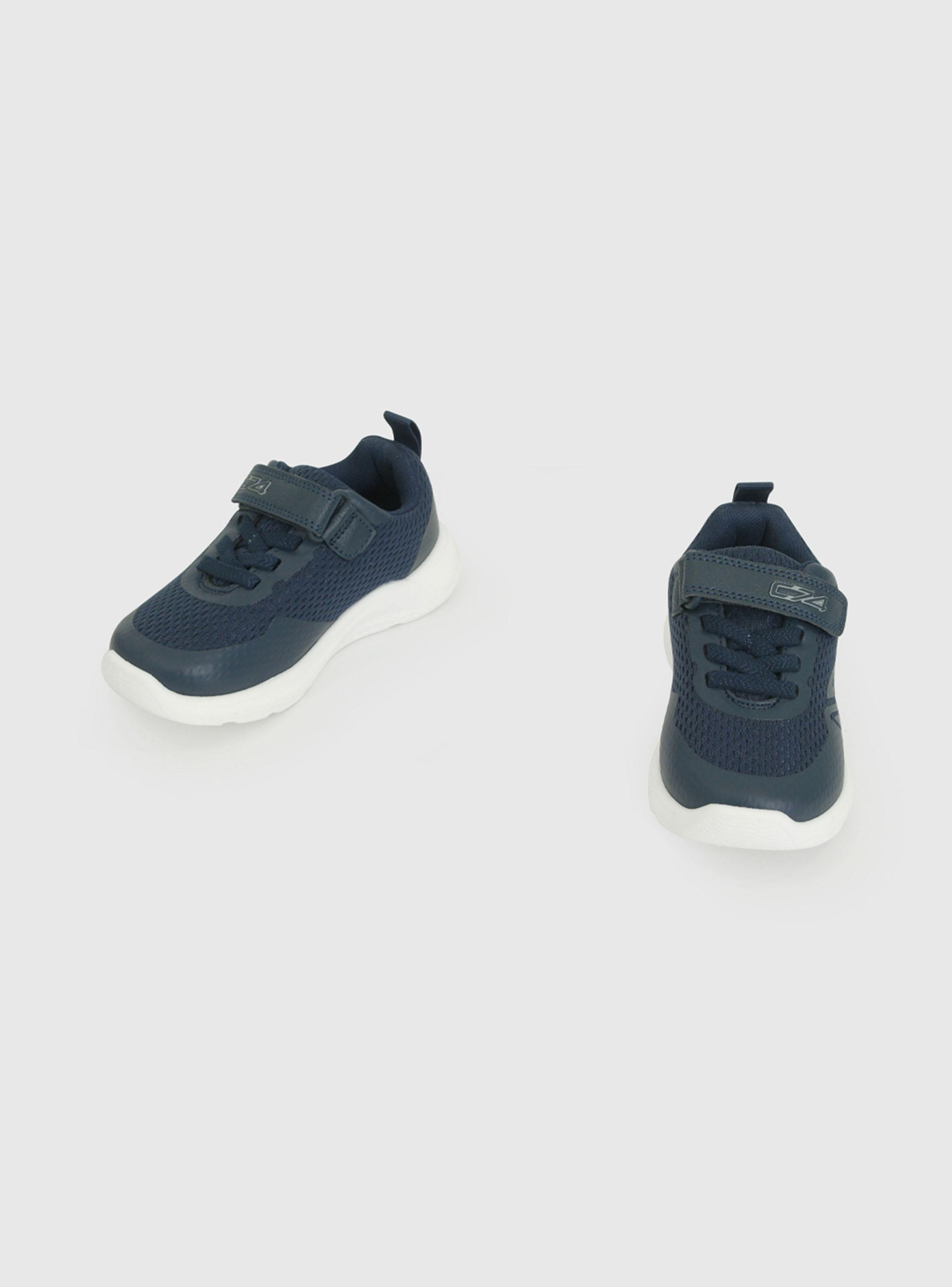 Zapatilla Training Logo Active Velcro Elástico Niño-2