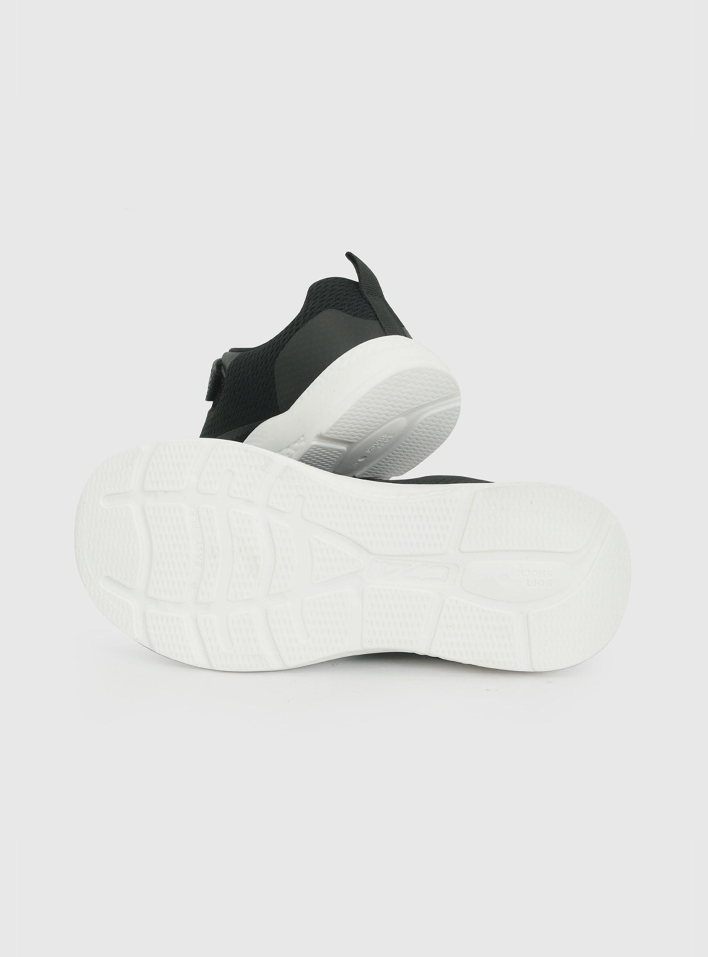 Zapatilla Training Negra Active Velcro Elástico Niños-3