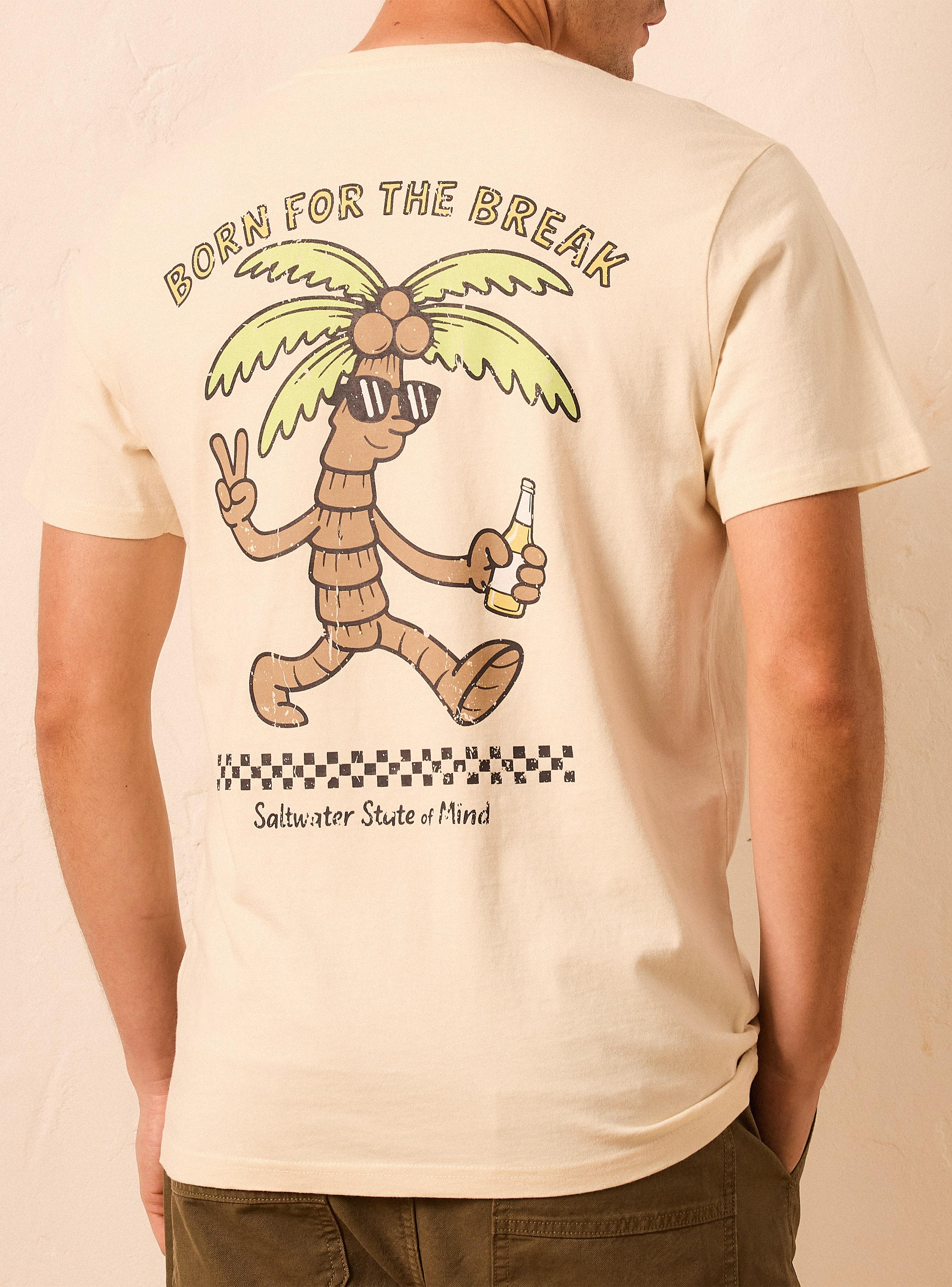 Polera Manga Corta Espalda con Estampado-3