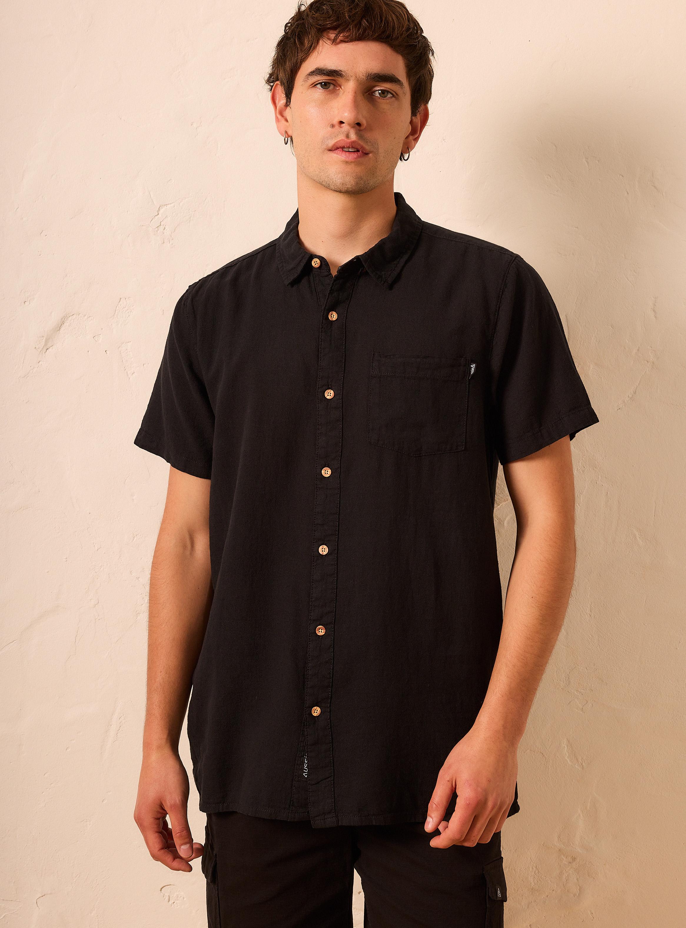 Camisa Manga Corta Lavado Garment Dye-2
