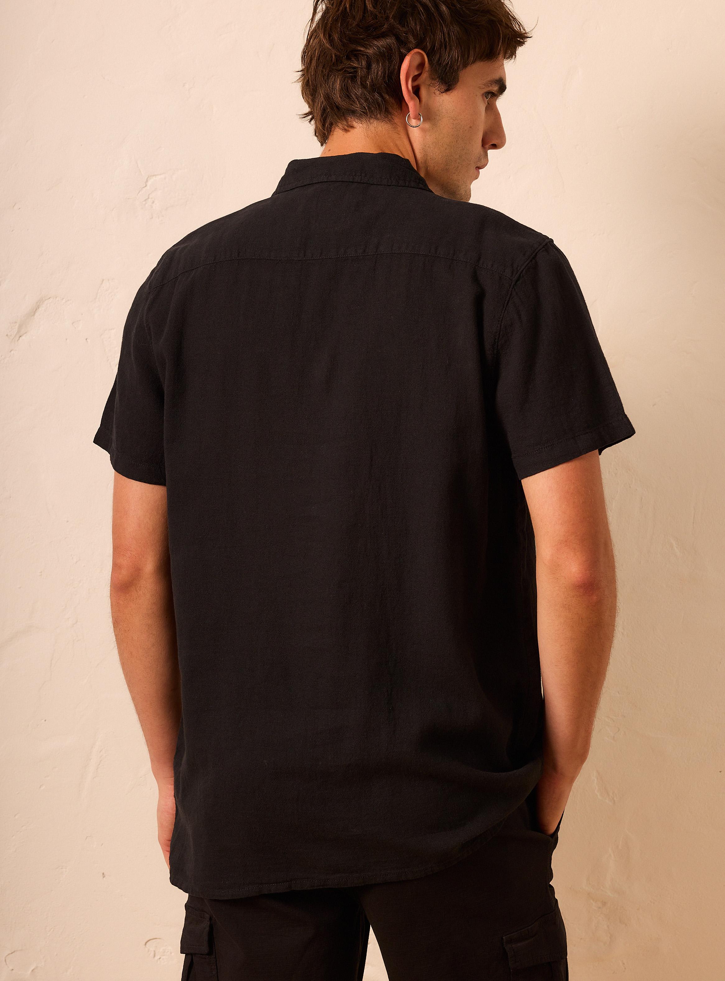 Camisa Manga Corta Lavado Garment Dye-3