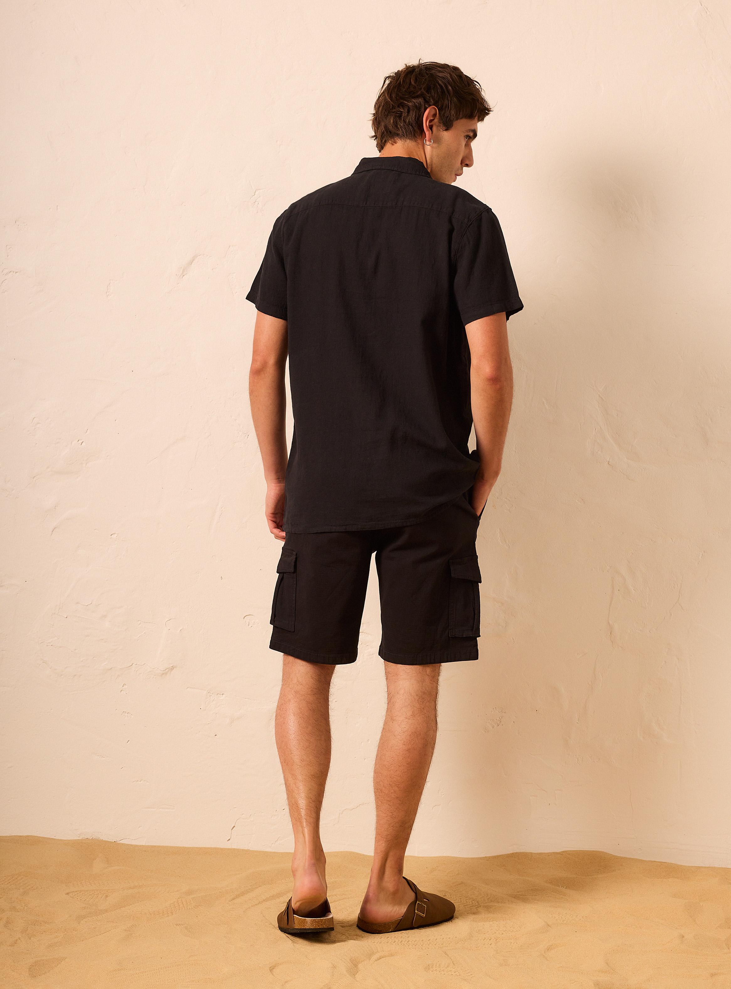 Camisa Manga Corta Lavado Garment Dye-5