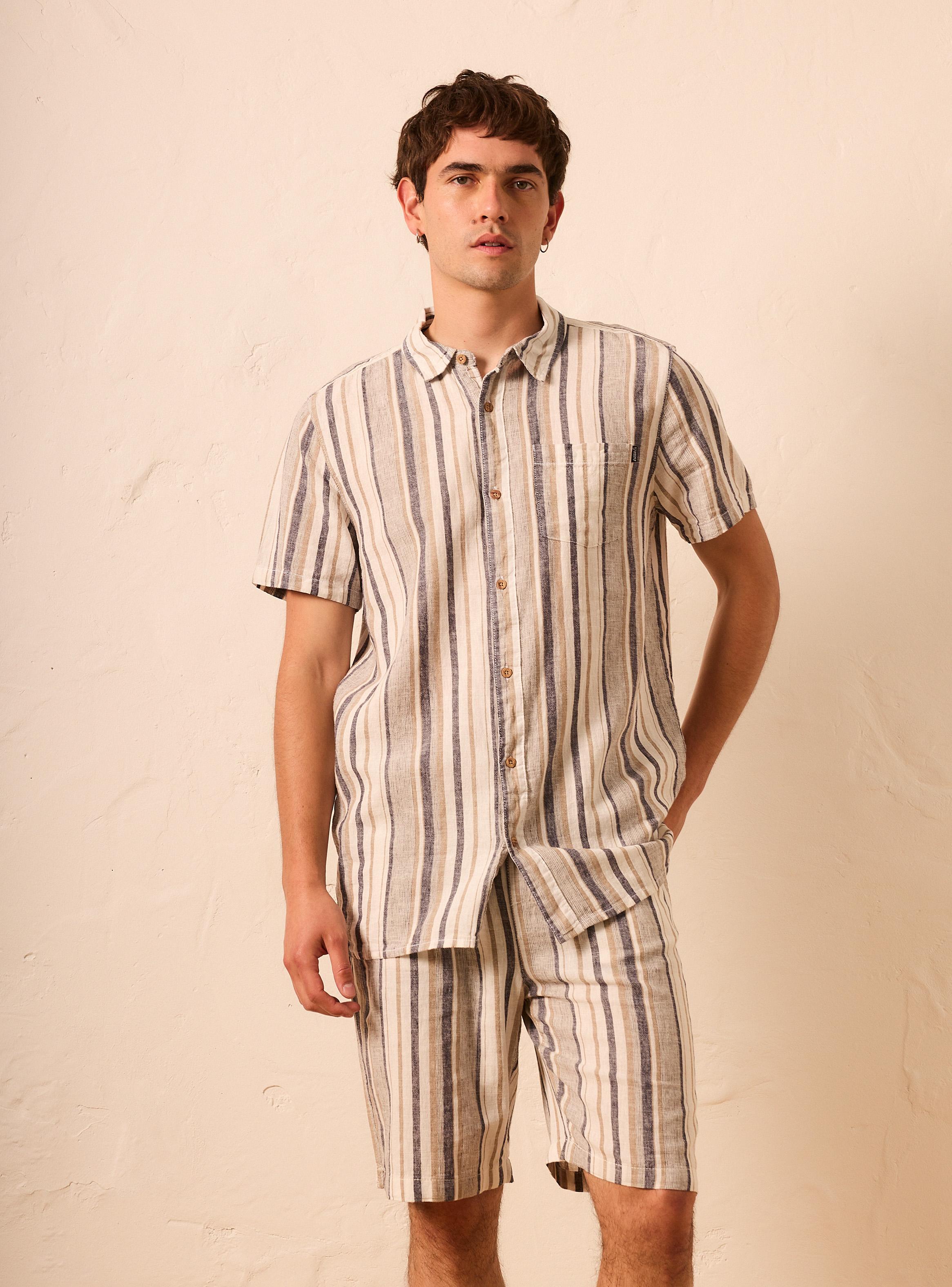 Camisa Manga Corta Lavado Garment Dye-0