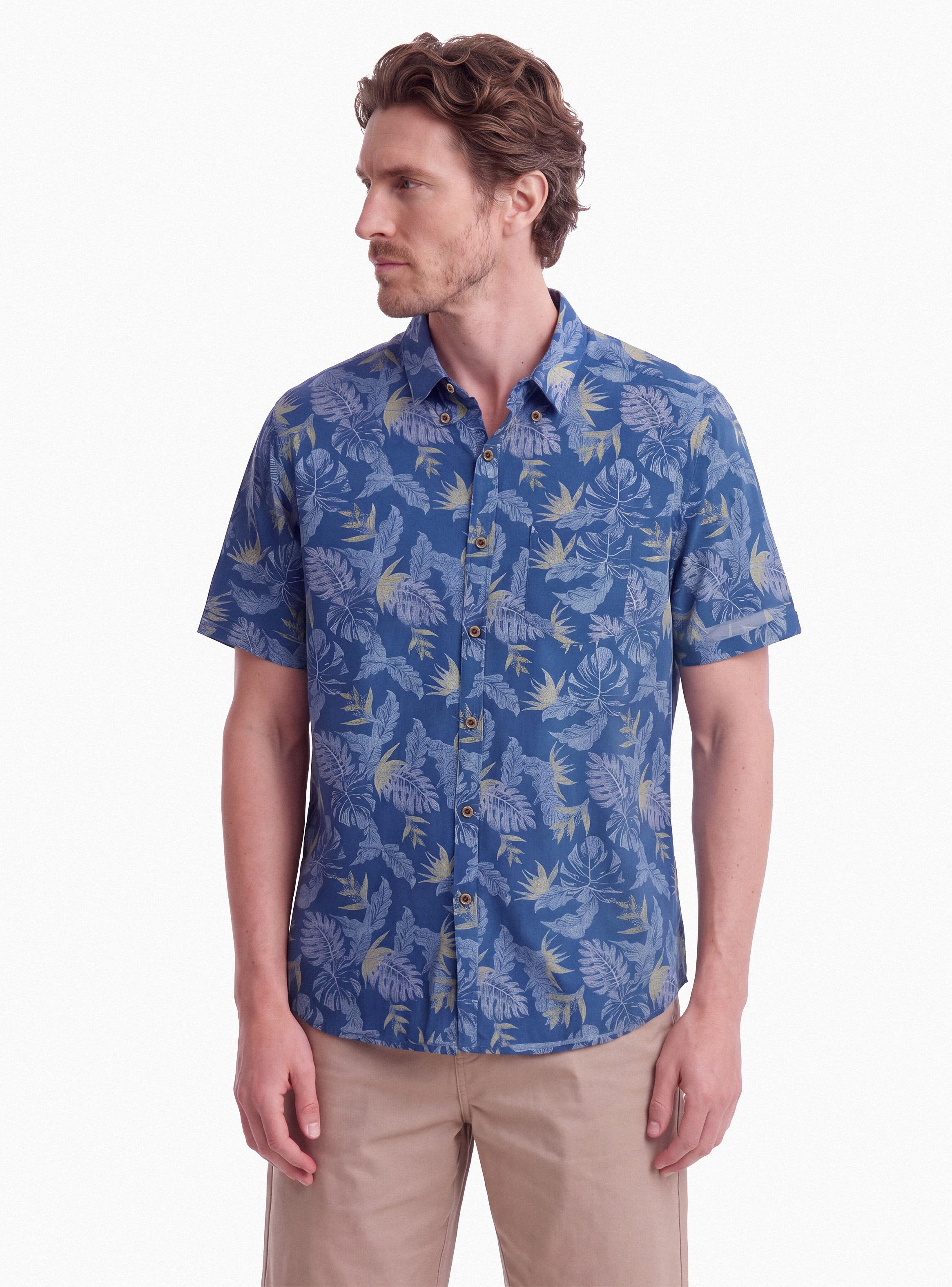 Camisa Manga Corta Viscosa Printeada-0