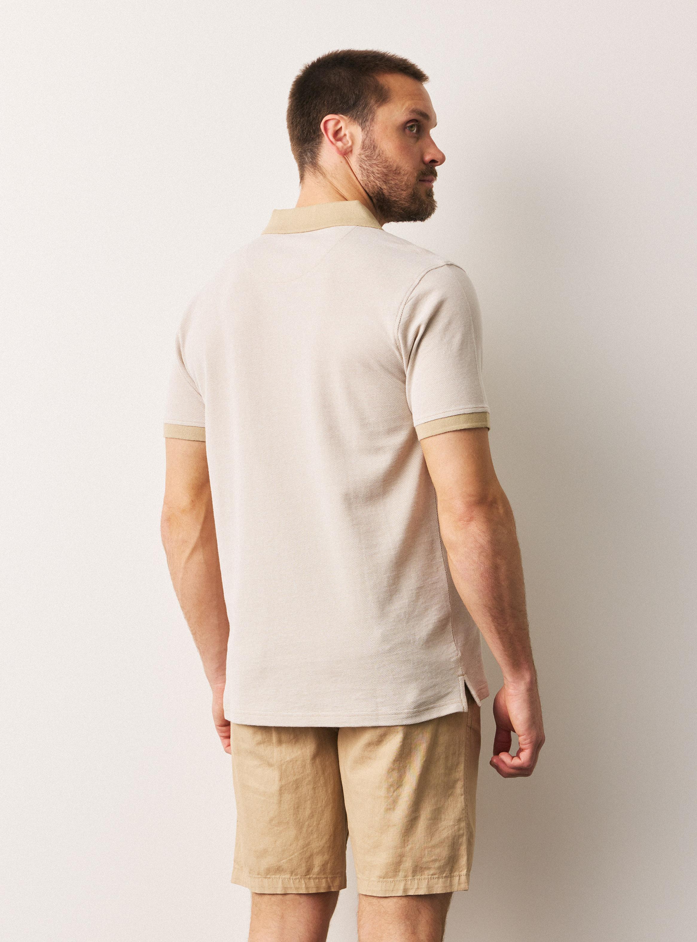 Polera Cuello Polo Contratono-1