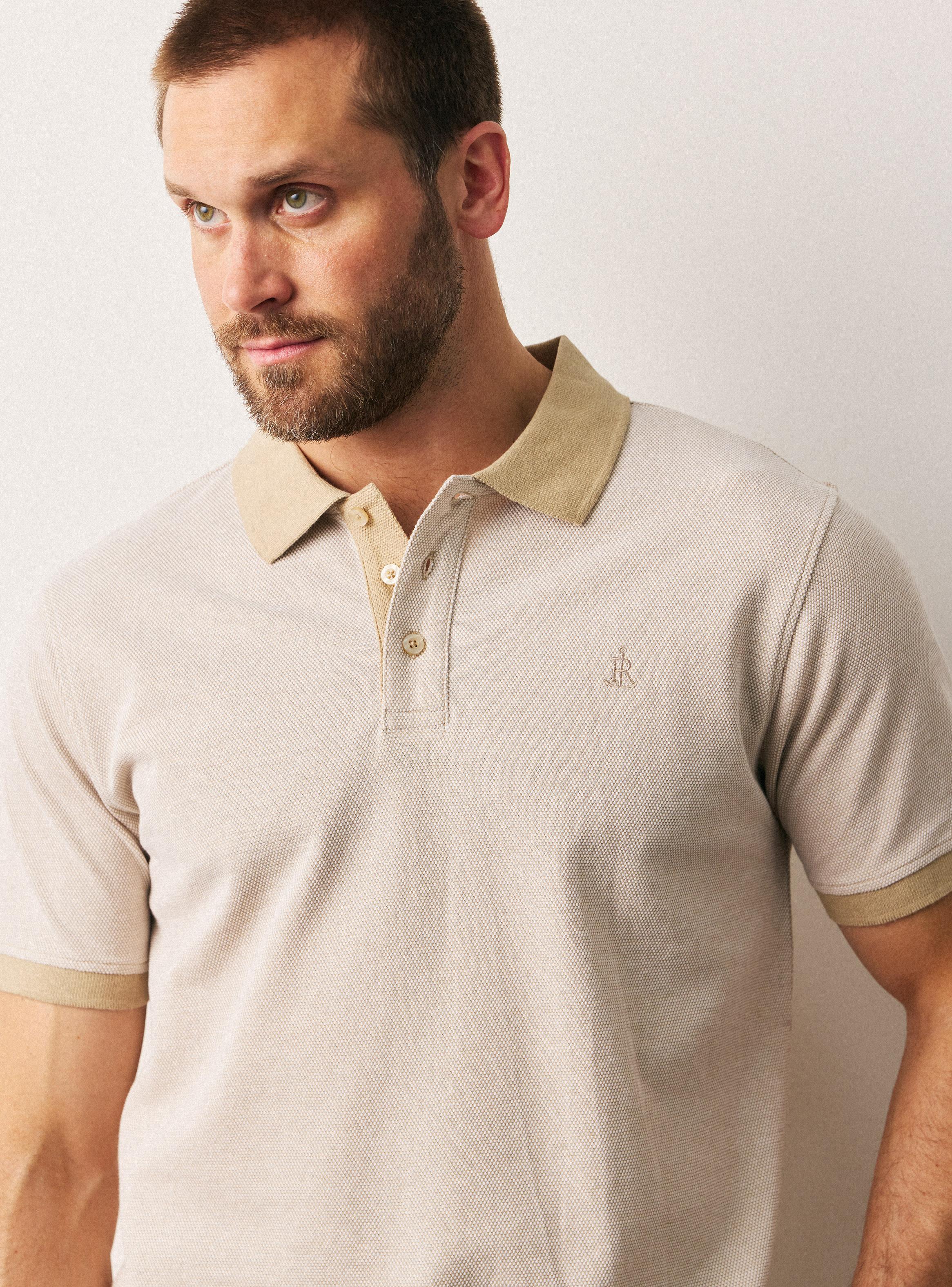 Polera Cuello Polo Contratono-2