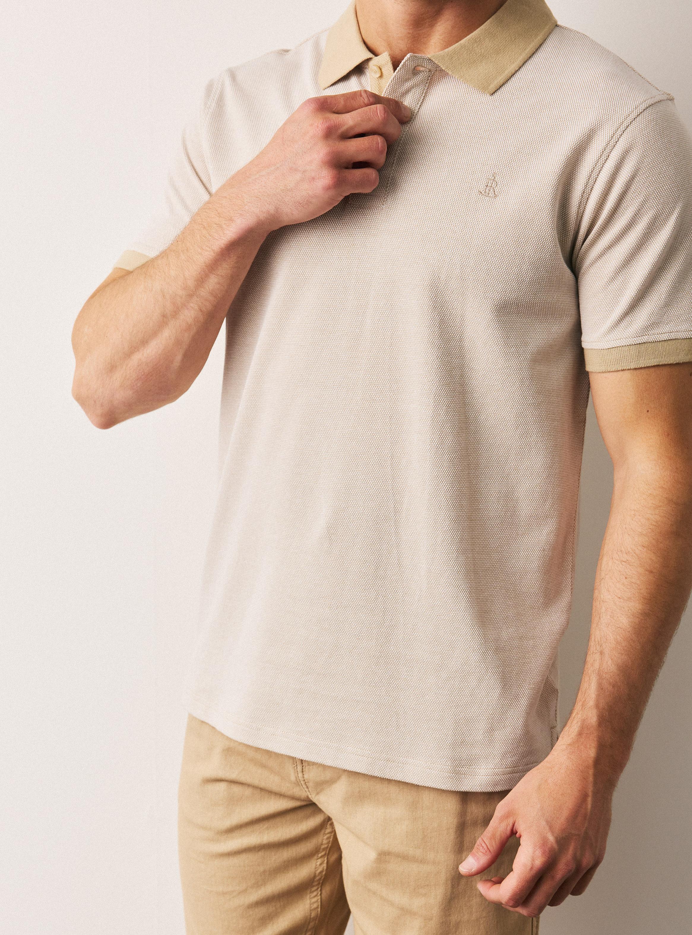 Polera Cuello Polo Contratono-3