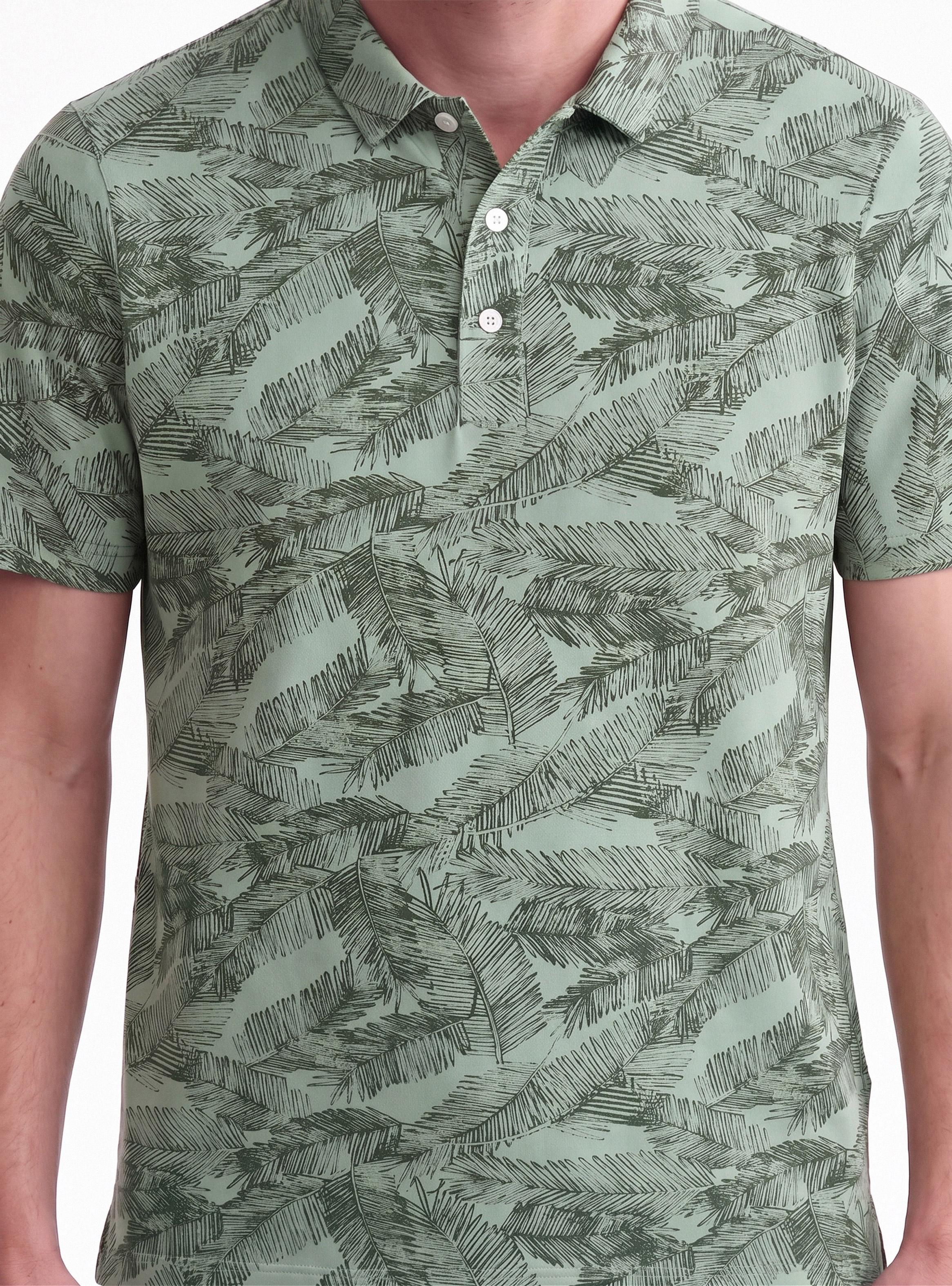 Polera Piqué Cuello Polo con Diseño-3
