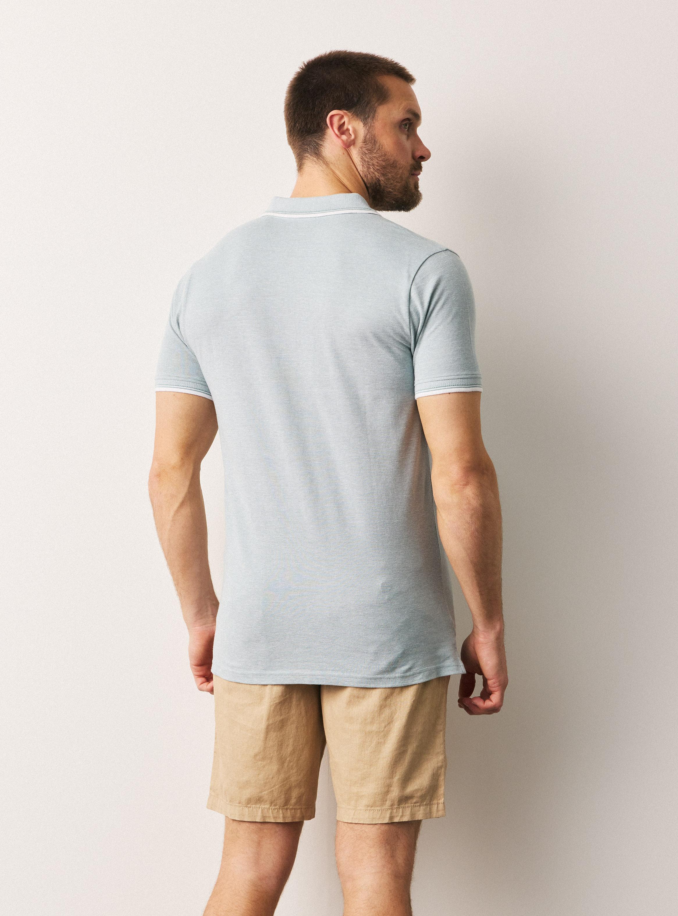 Polera Polo Melange-1