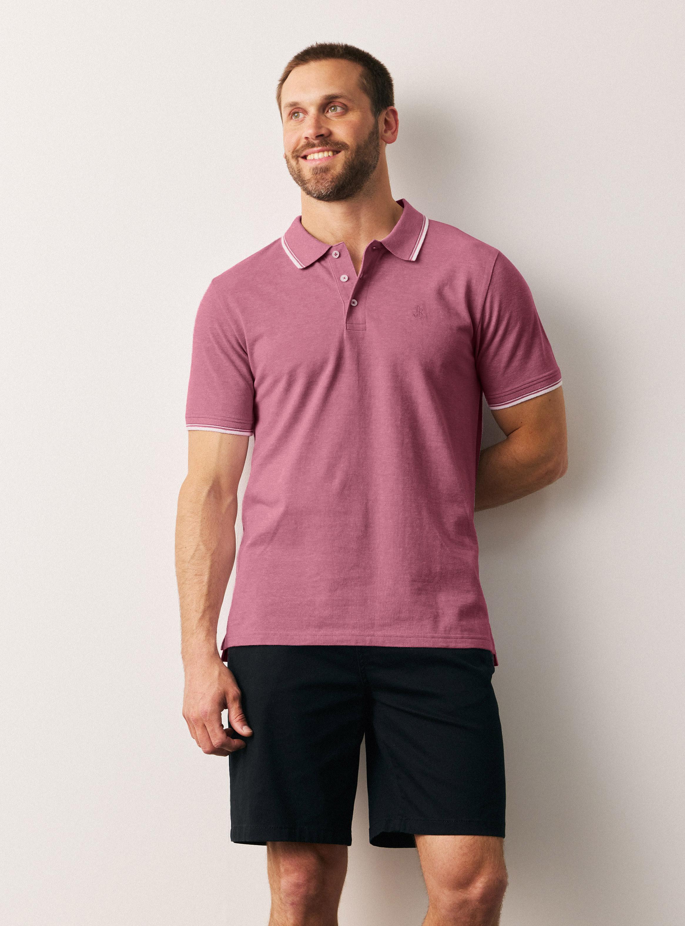 Polera Polo Melange-0