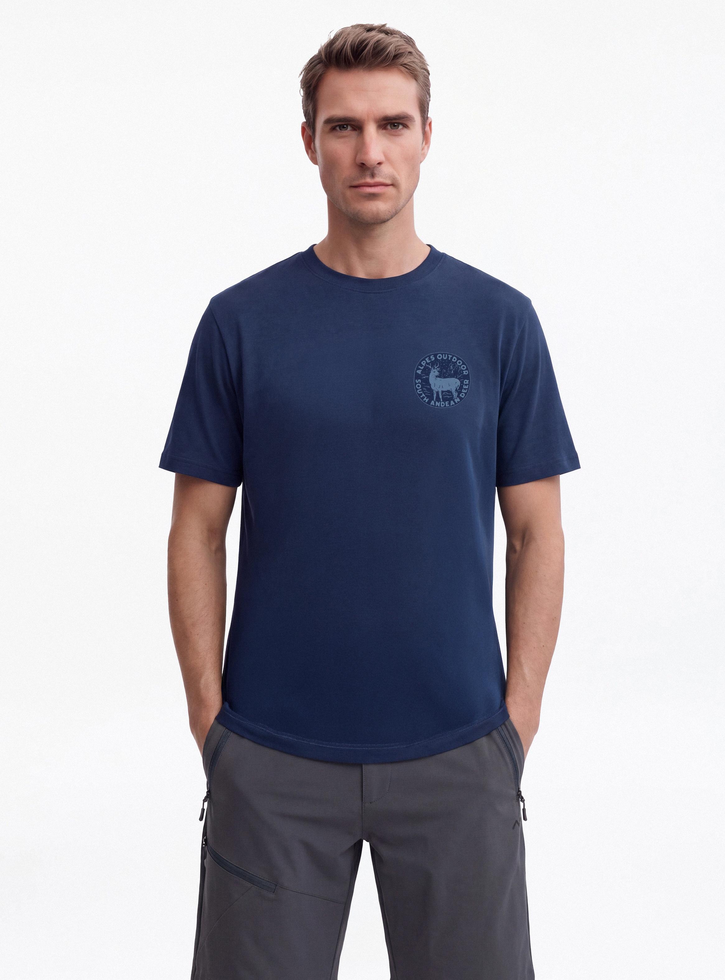 Polera Diseño Estampado en Pecho-0