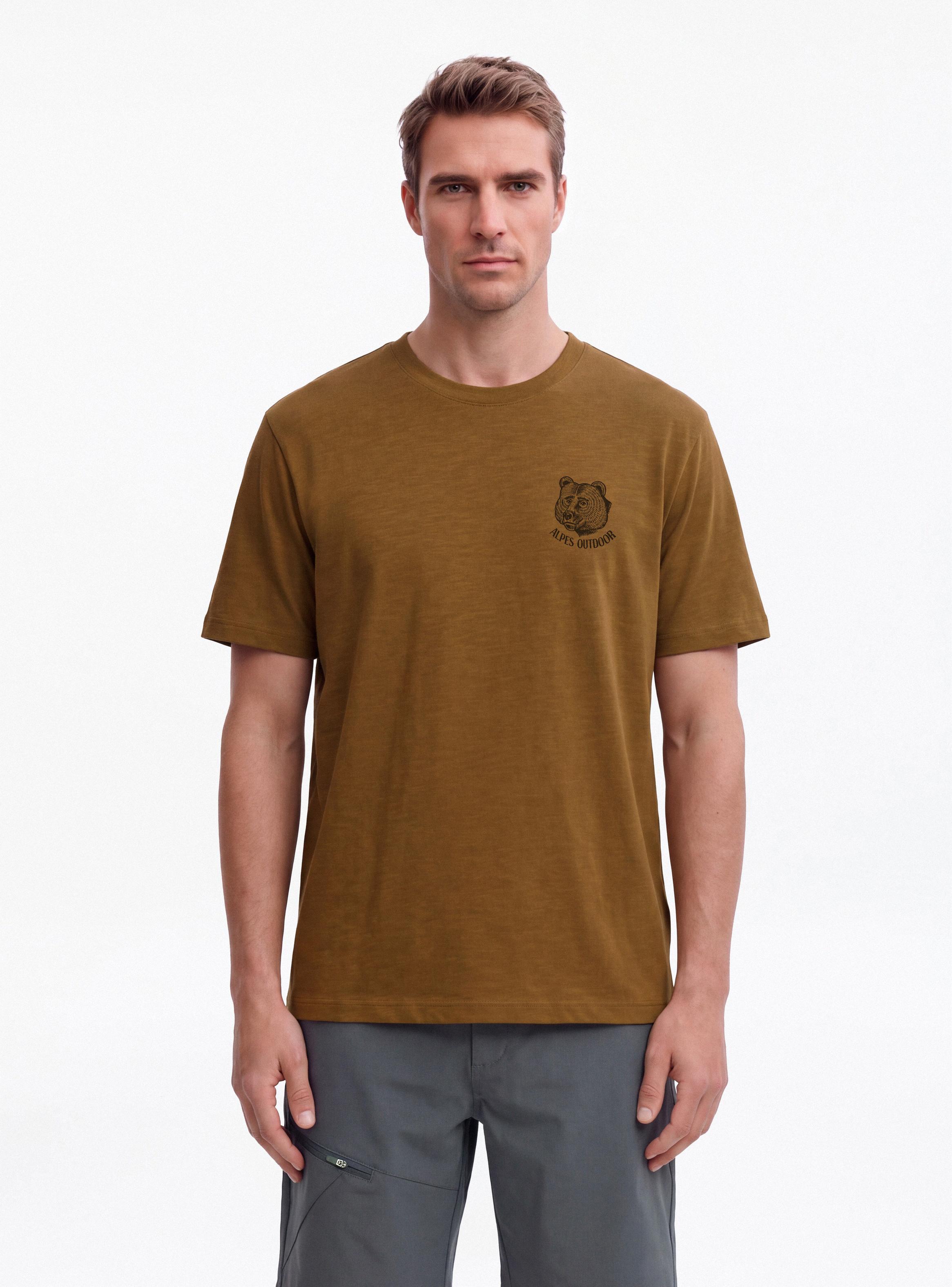 Polera Diseño Estampado en Pecho-0