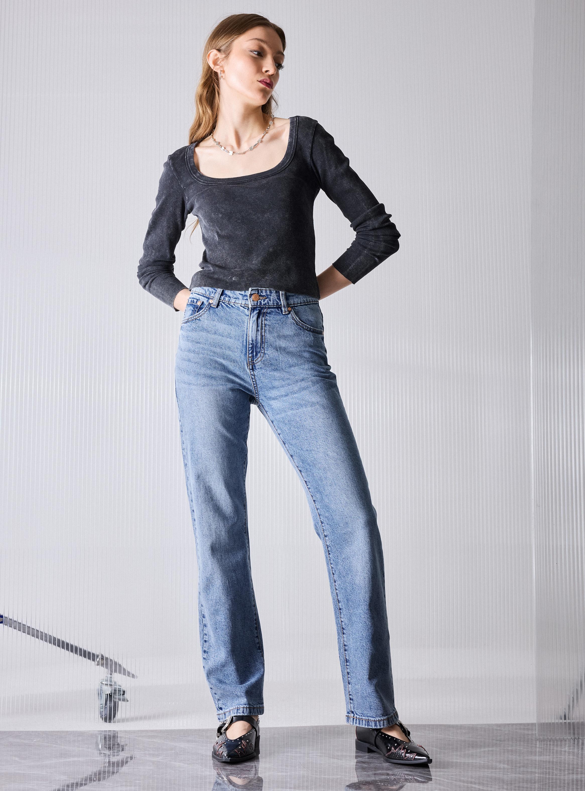 Jeans Básico 5 Bolsillos Recto-4