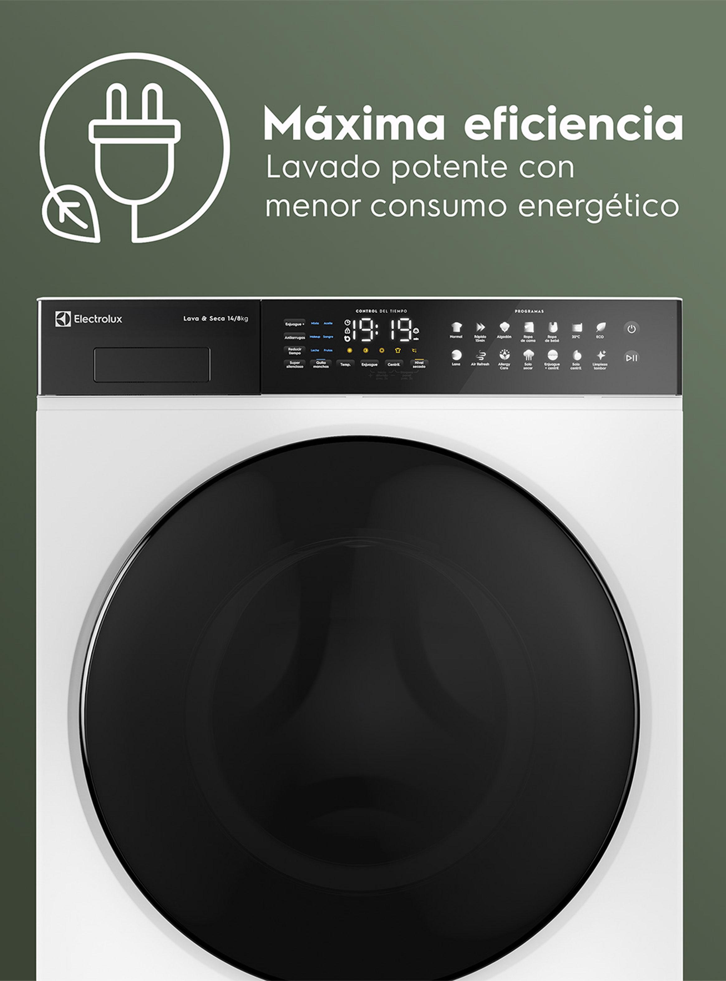 Lavadora Secadora Carga Frontal 14/8 kg EFLWD12W-7