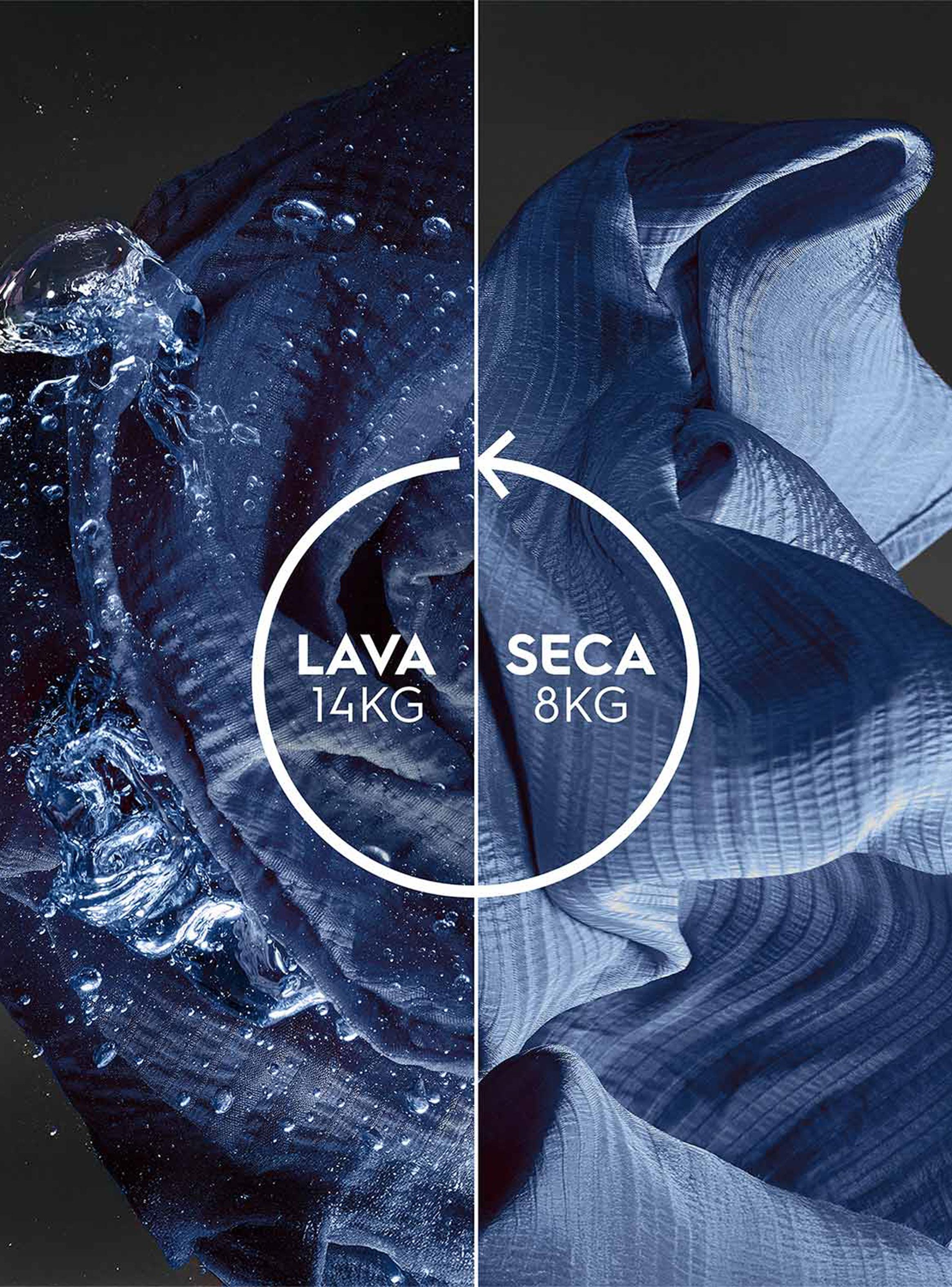 Lavadora secadora Carga Frontal 14/8 kg FLWD12AU-6