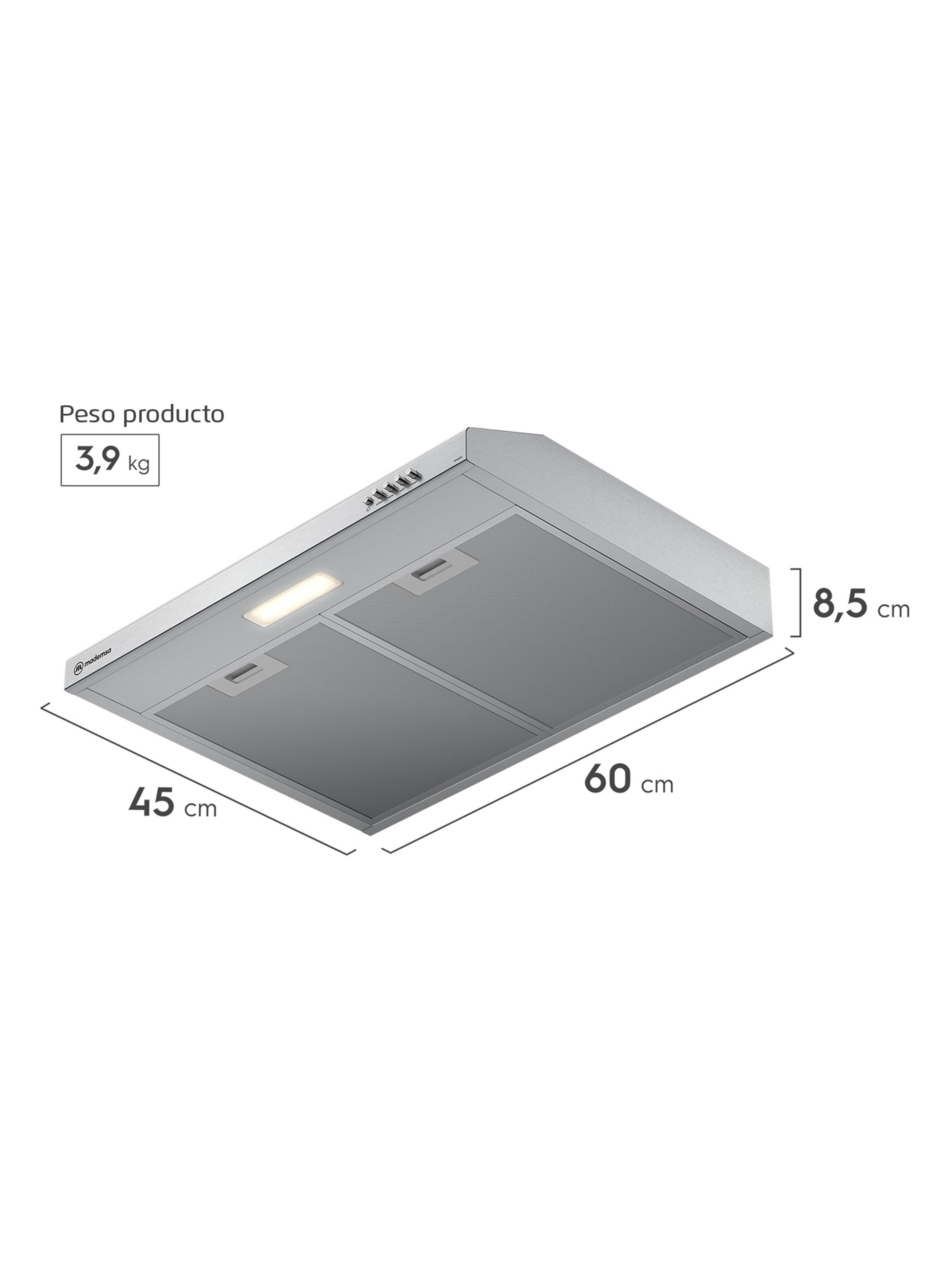 Campana Tradicional DM6SS Inox 60 cm-2