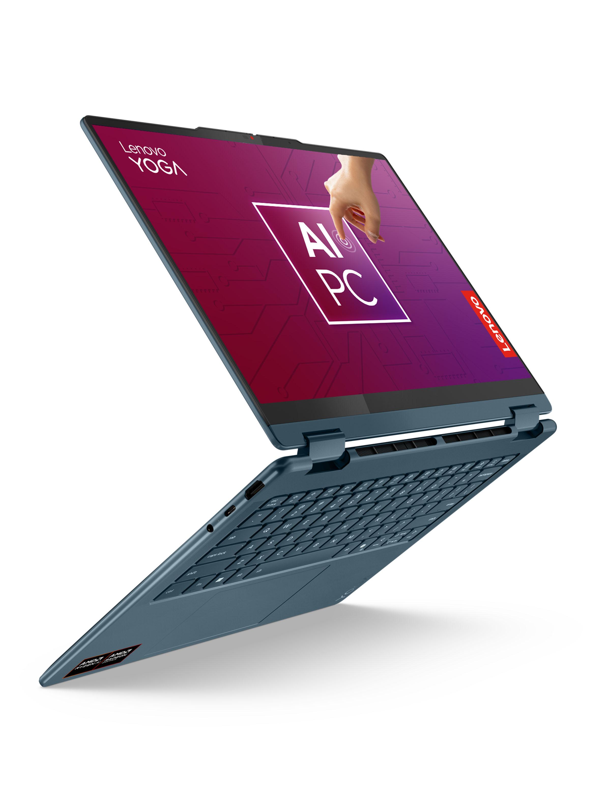Notebook Yoga 7 AMD Ryzen AI 7 350 32GB RAM 1TB SSD 14'' OLED Touch 60Hz + Lápiz-4