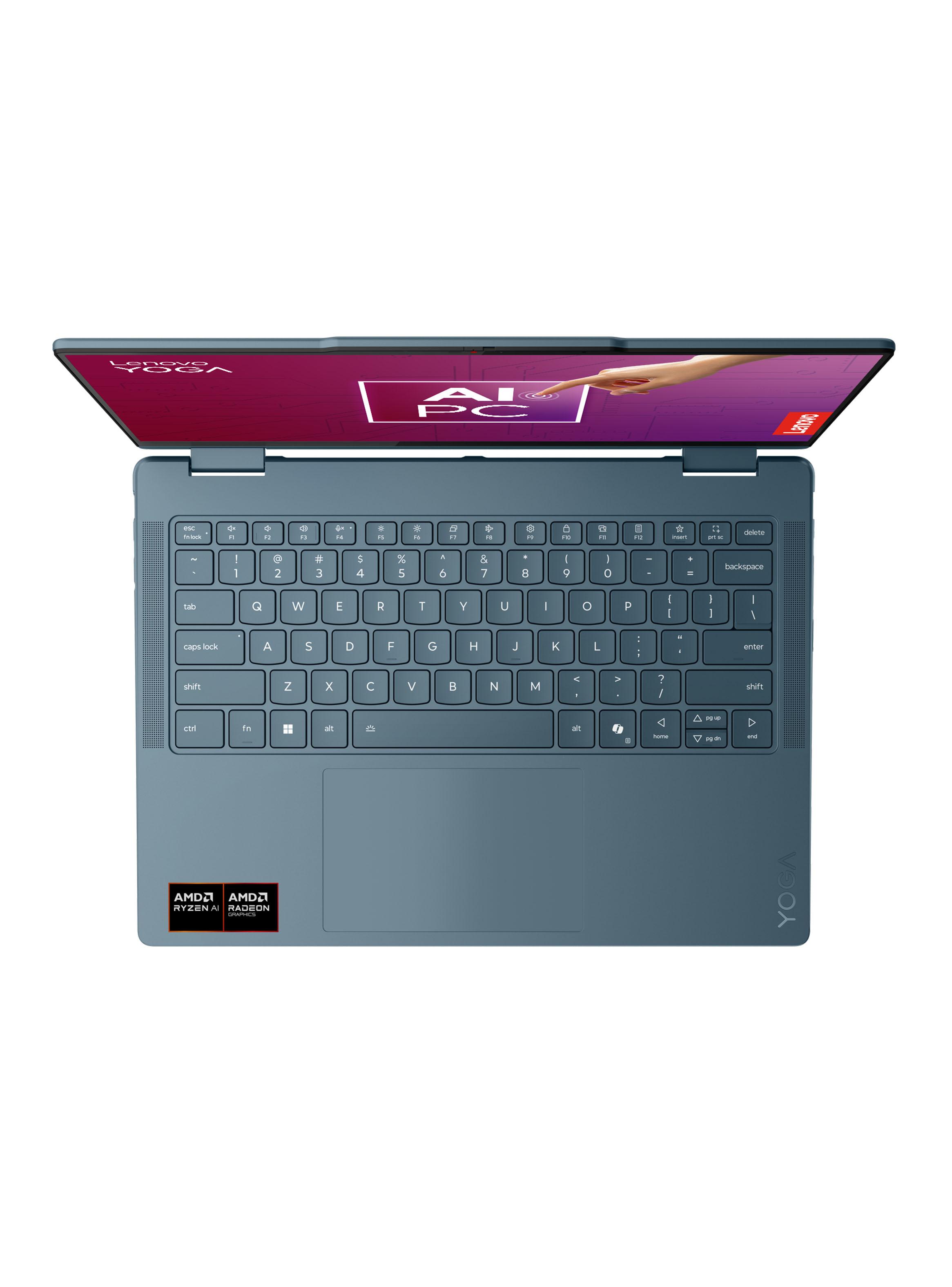 Notebook Yoga 7 AMD Ryzen AI 7 350 32GB RAM 1TB SSD 14'' OLED Touch 60Hz + Lápiz-3