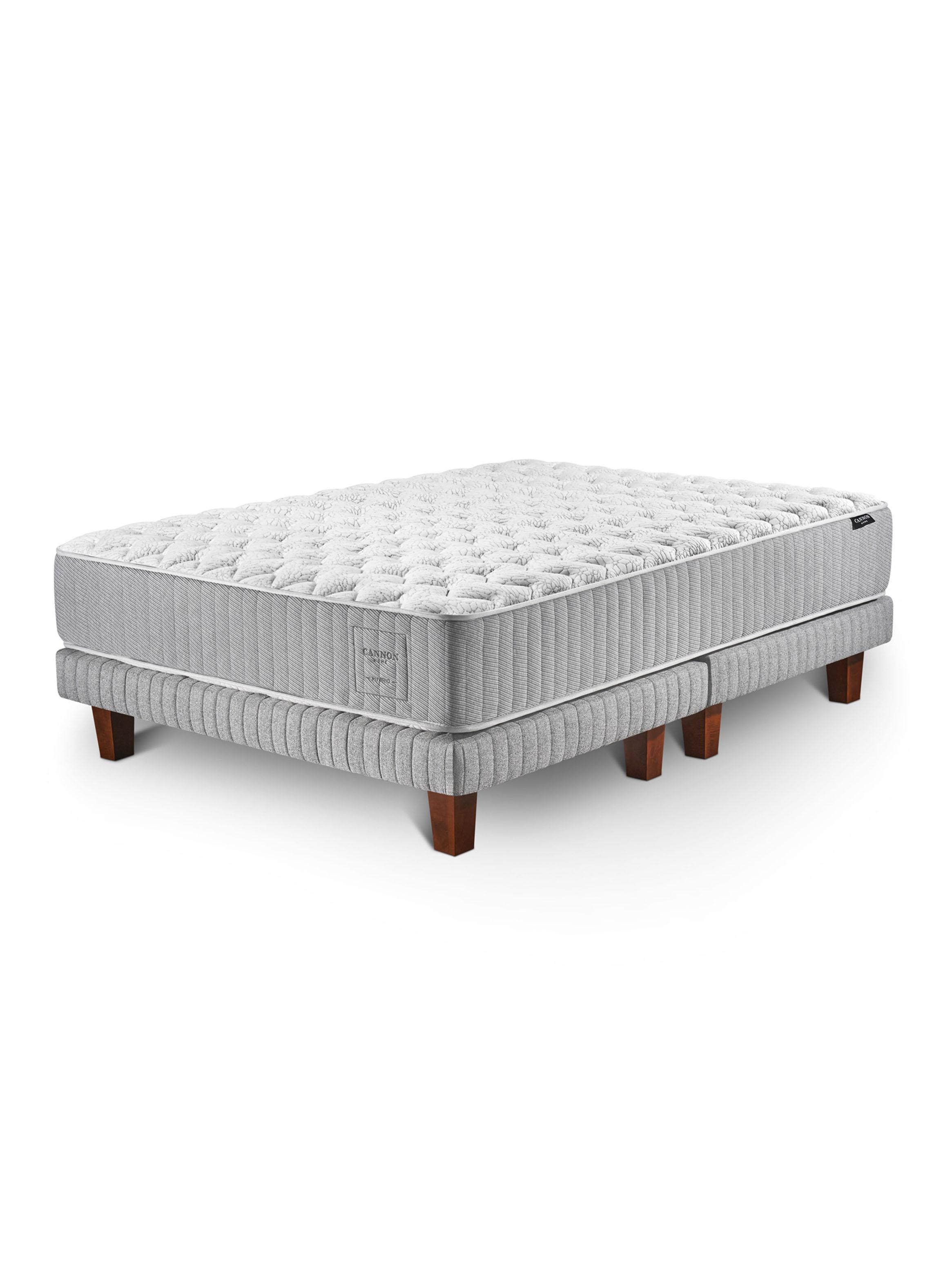 Cama Europea Hybrid Cotton 2 Plazas Base Dividida-0