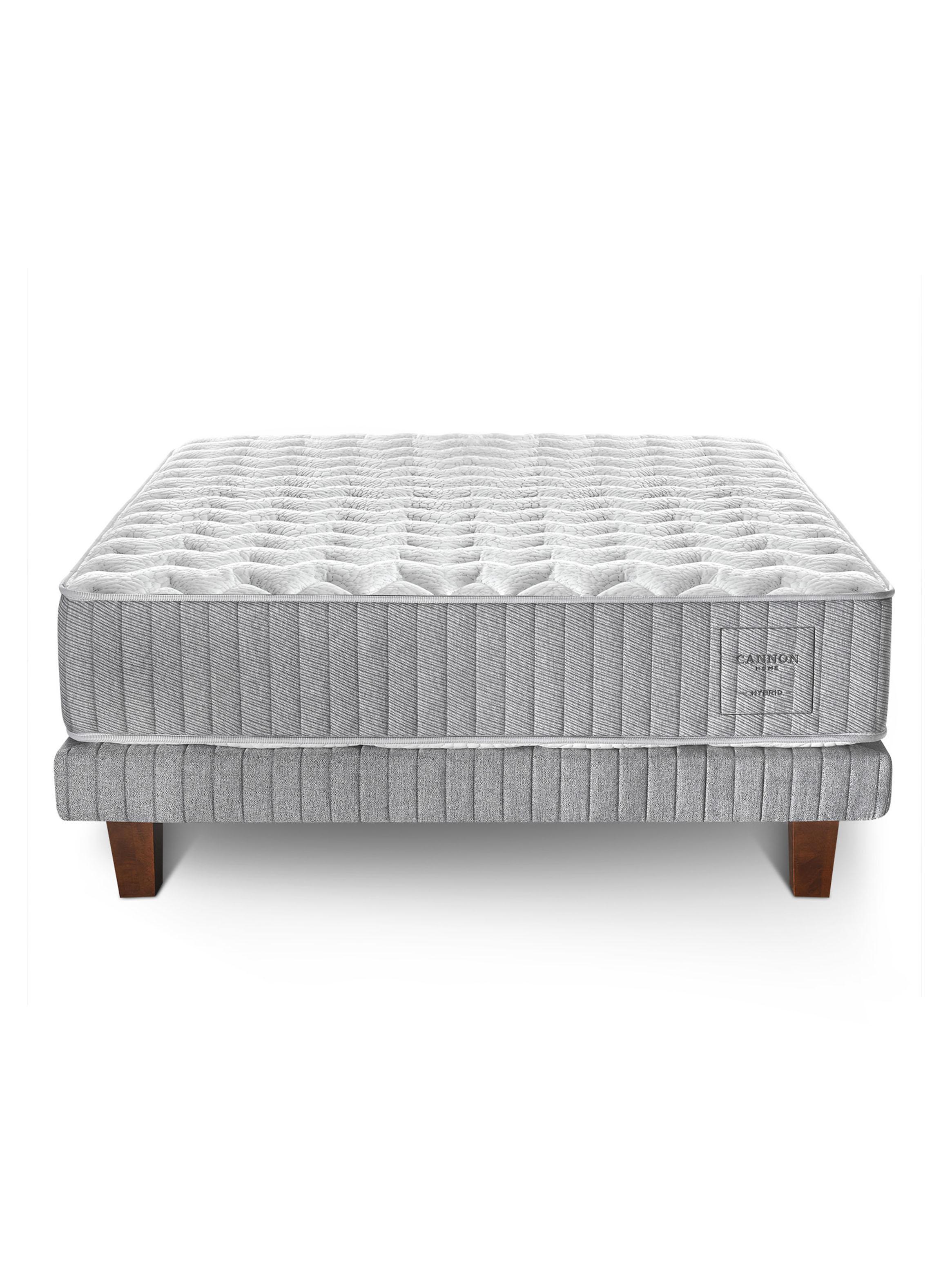 Cama Europea Hybrid Cotton 2 Plazas Base Dividida-1