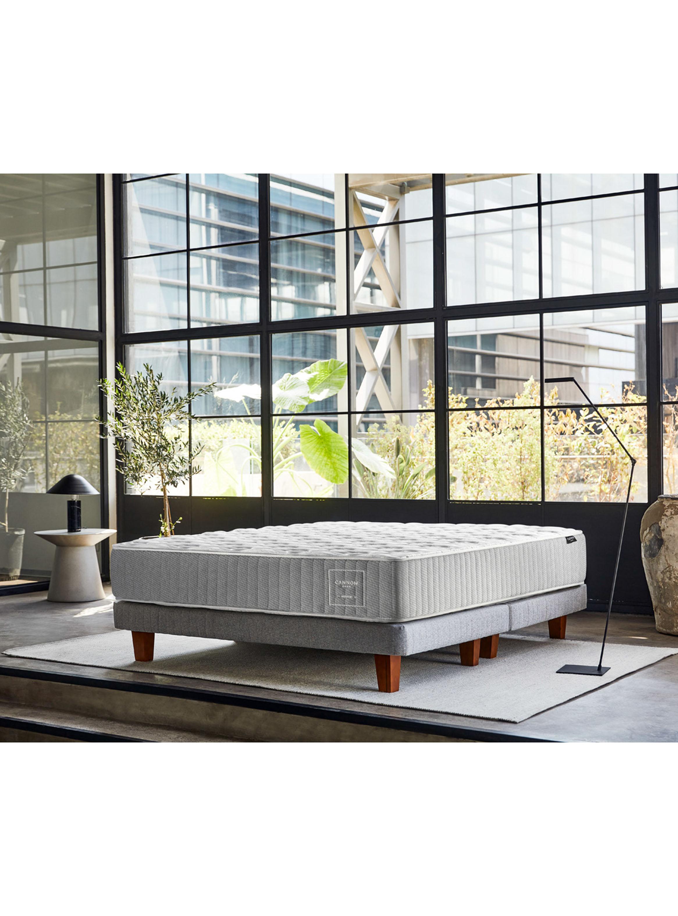 Cama Europea Hybrid Cotton King Base Dividida-5