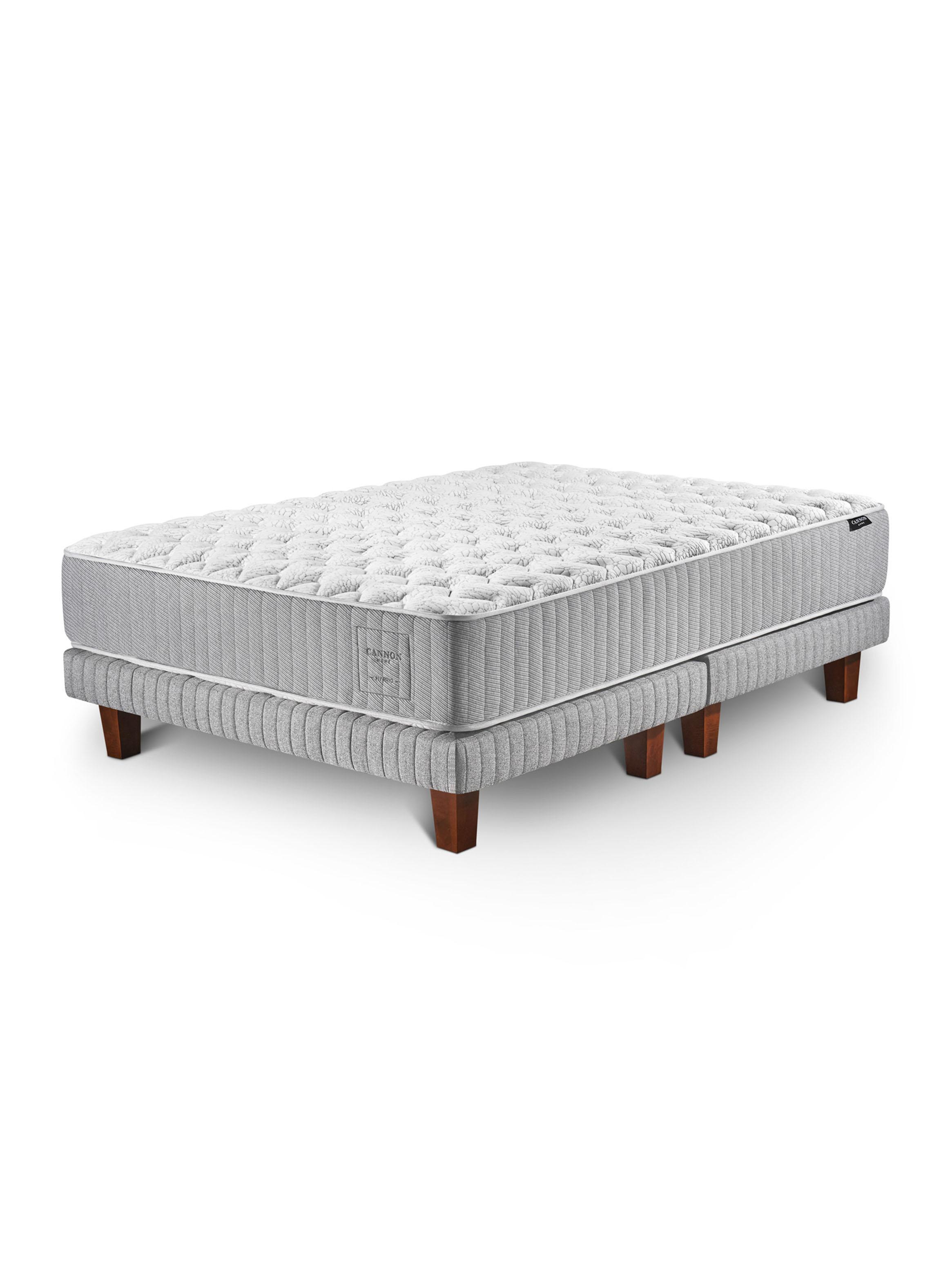 Cama Europea Hybrid Cotton King Base Dividida-0