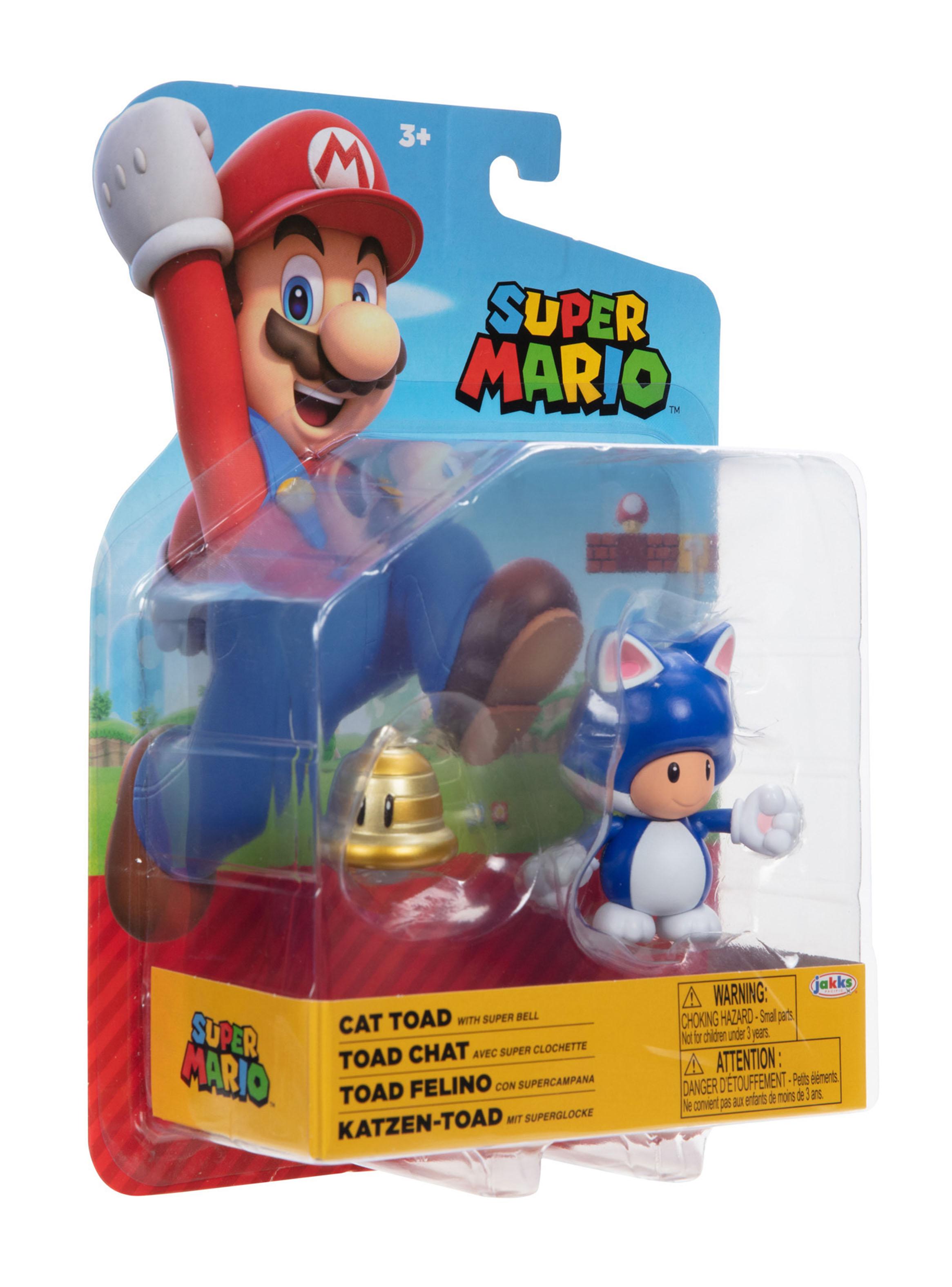 Figura de Acción Super Mario Toad Felino 10 cm-2
