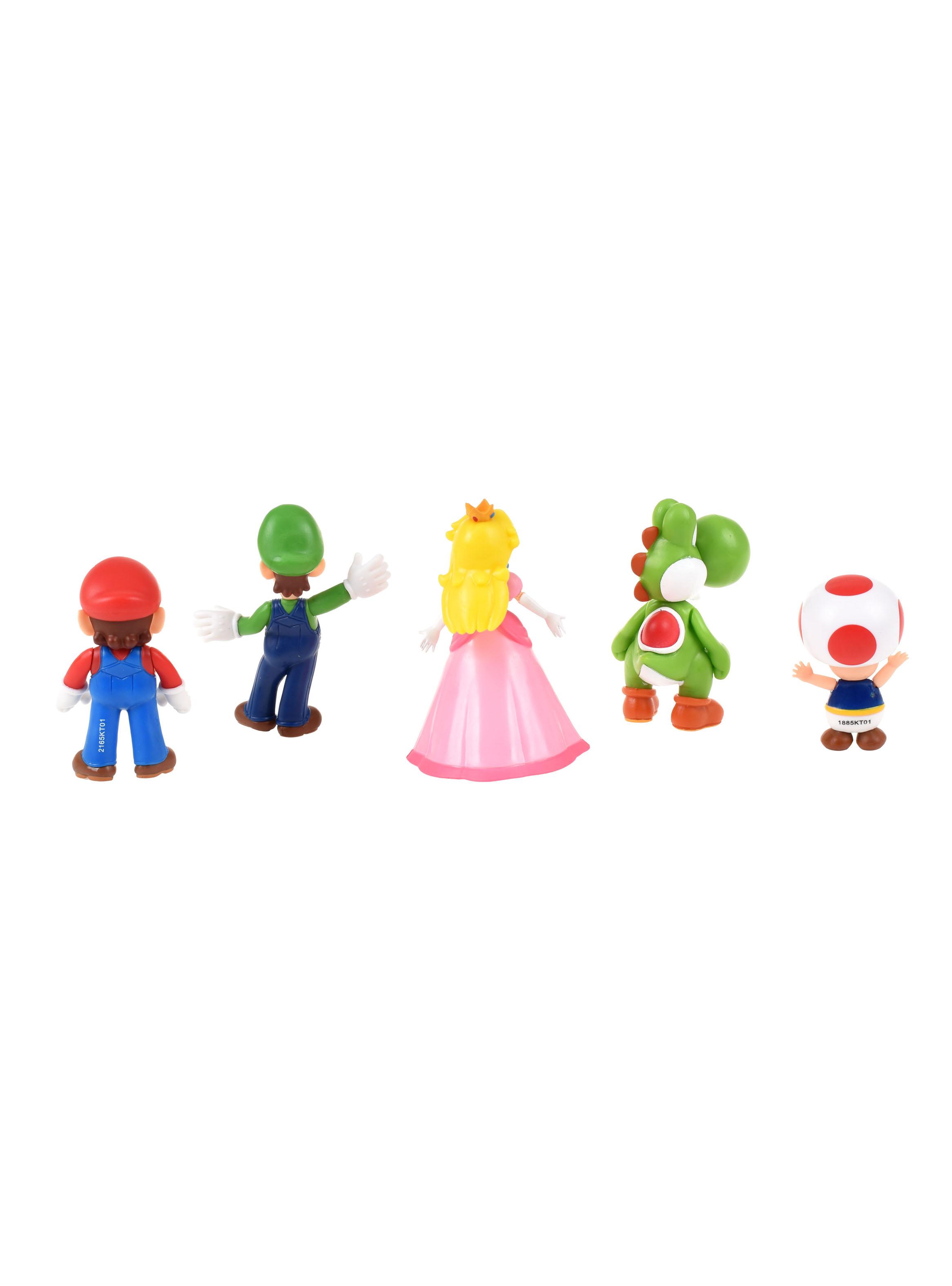 Set 5 Figuras de Acción Personajes Super Mario 6 cm-2