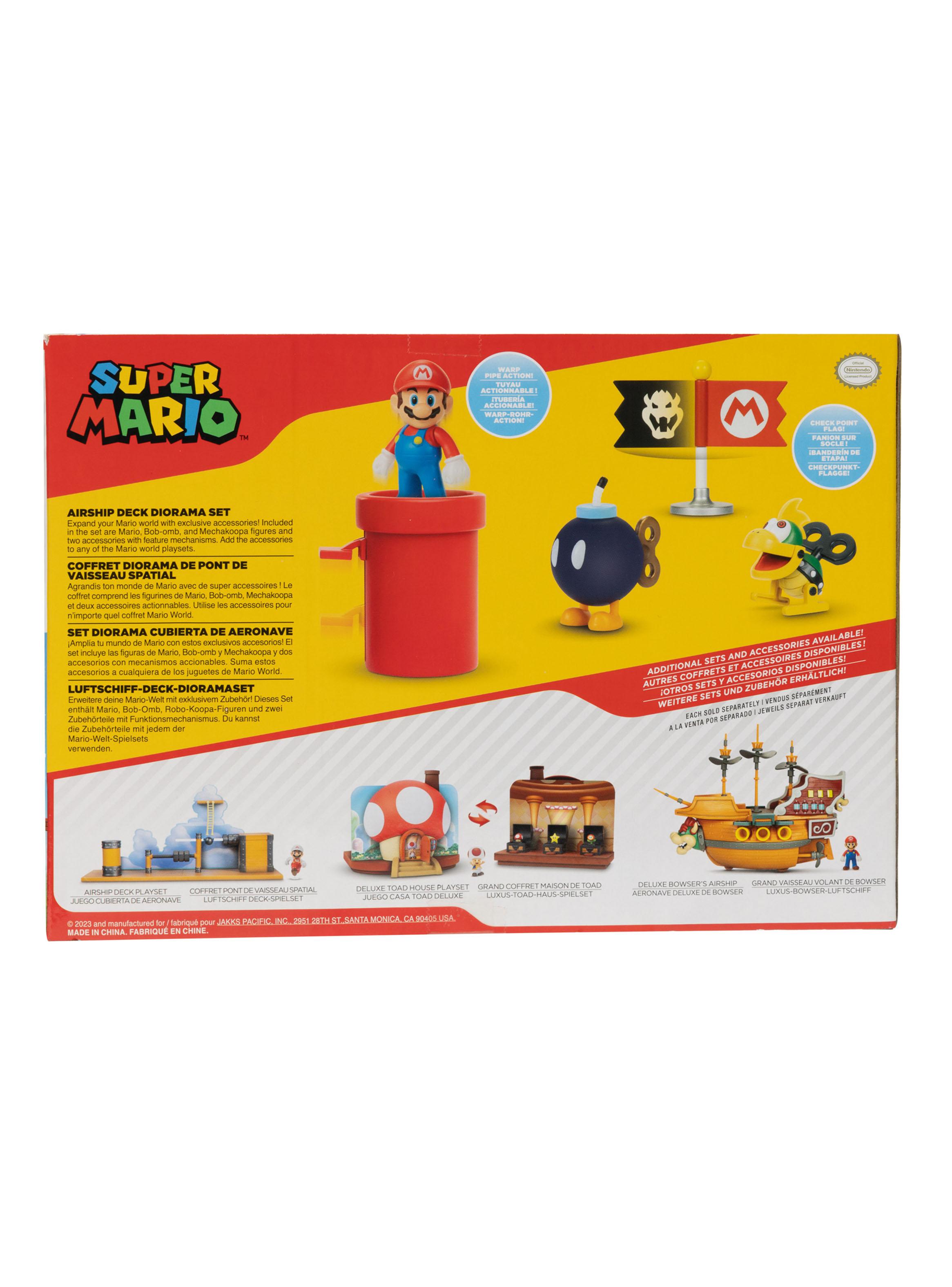 Playset Bowser Airship Deck Super Mario Figuras 6 cm-2