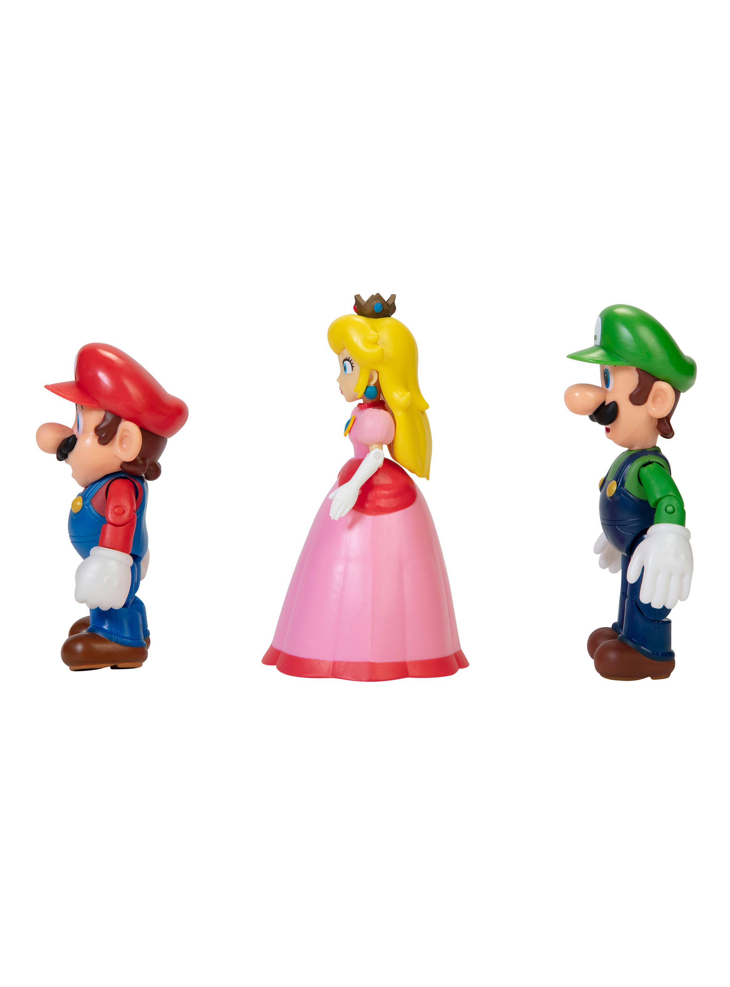 Set 3 Figuras Mushroom Kingdom Super Mario 10 cm-3