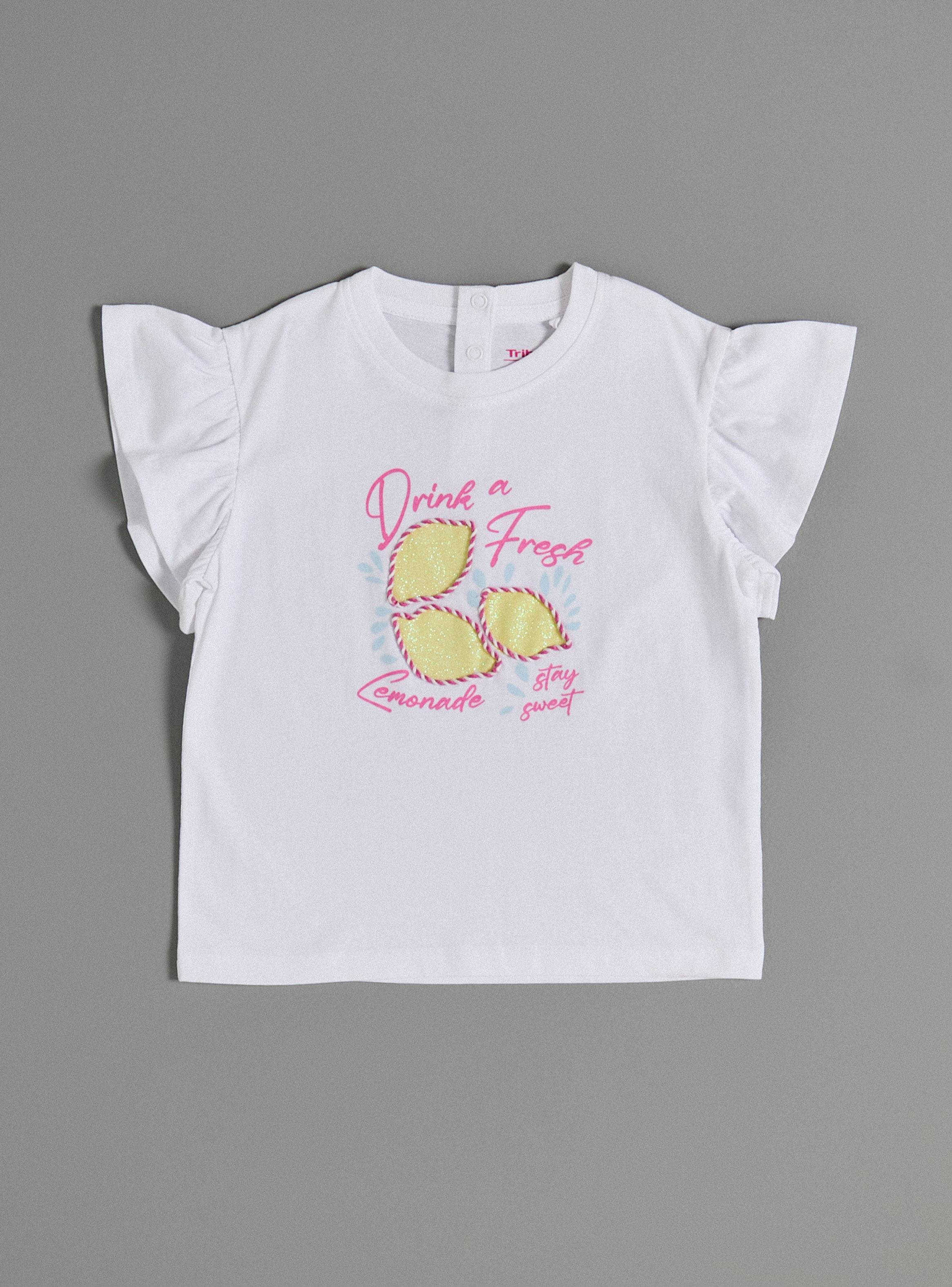 Polera Estampado Marino con Manga Vuelo-1