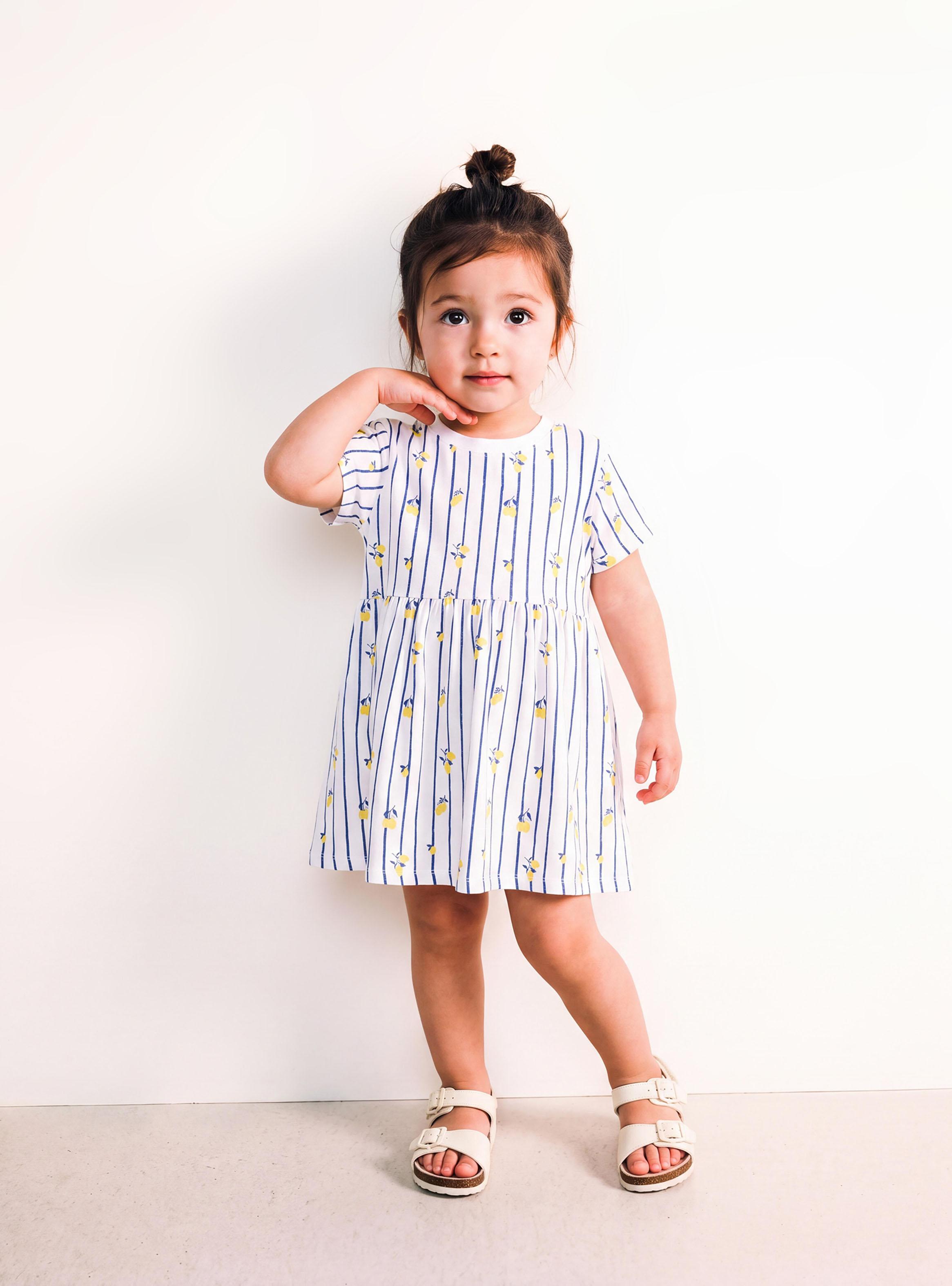 Vestido Estampado de Moda Niña-0