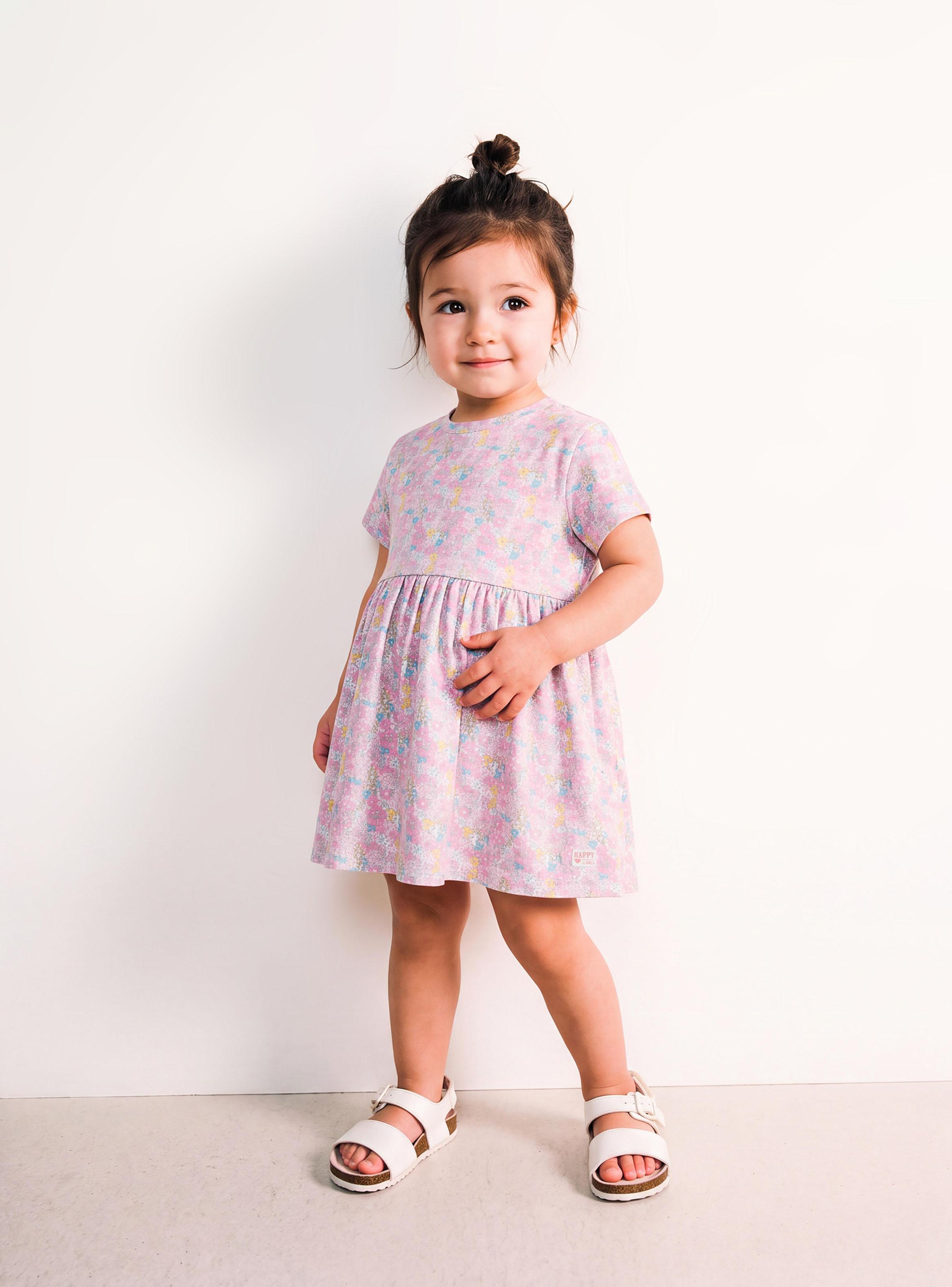 Vestido Estampado de Moda Niña-0