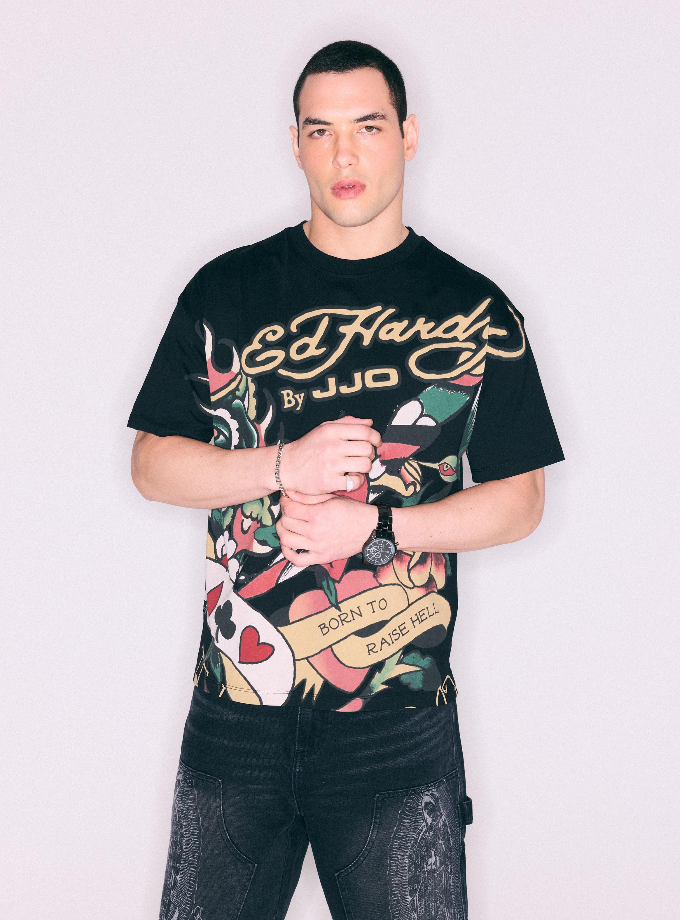 Polera Ed Hardy Estampado Frontal-0