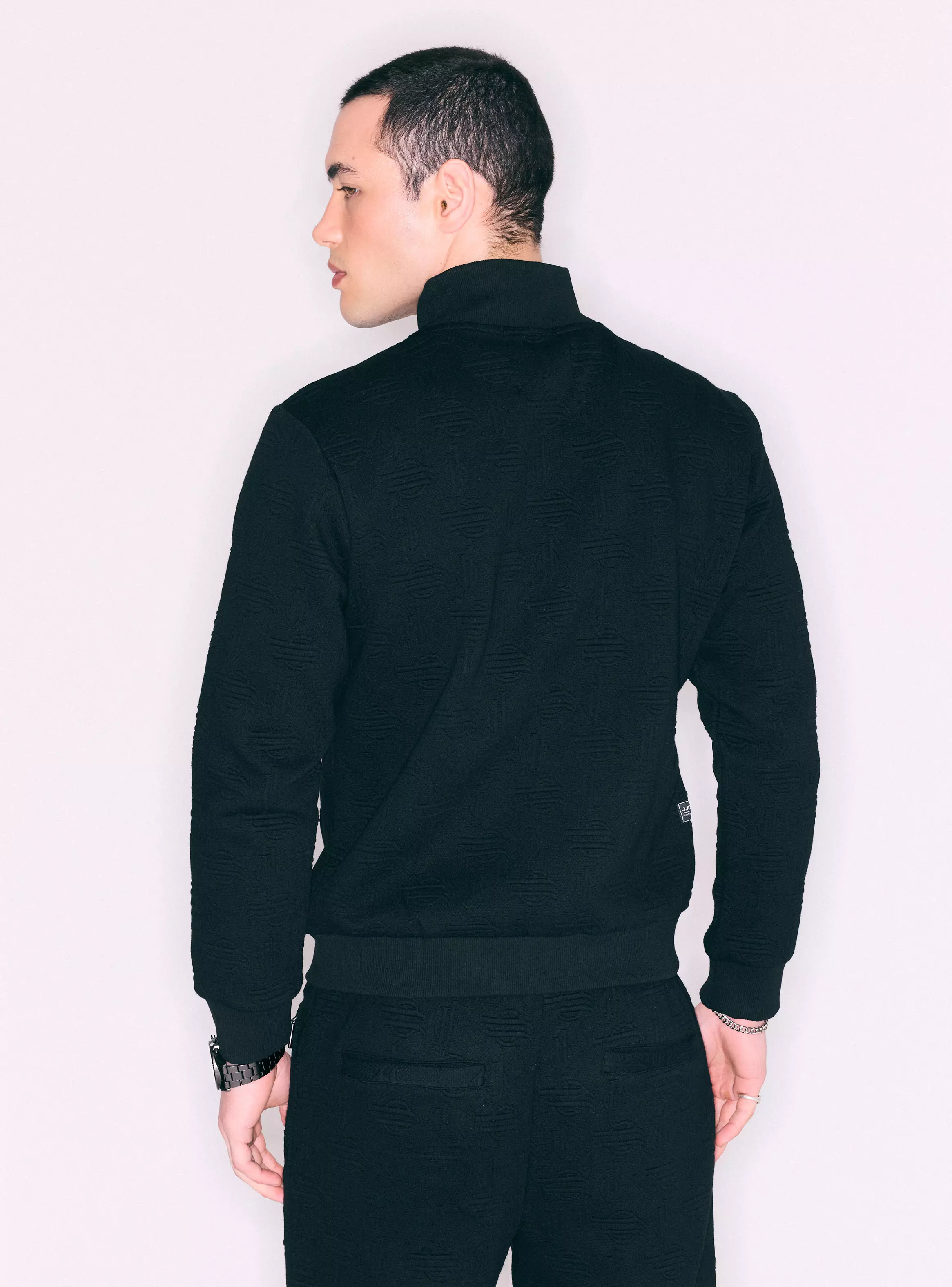 Polerón de Buzo Tela Jacquard-1