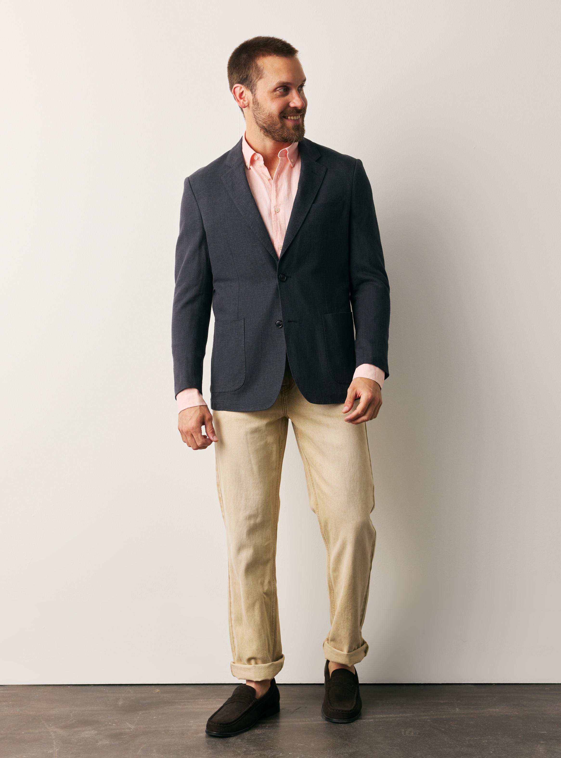 Blazer Regular Fit Lino-4