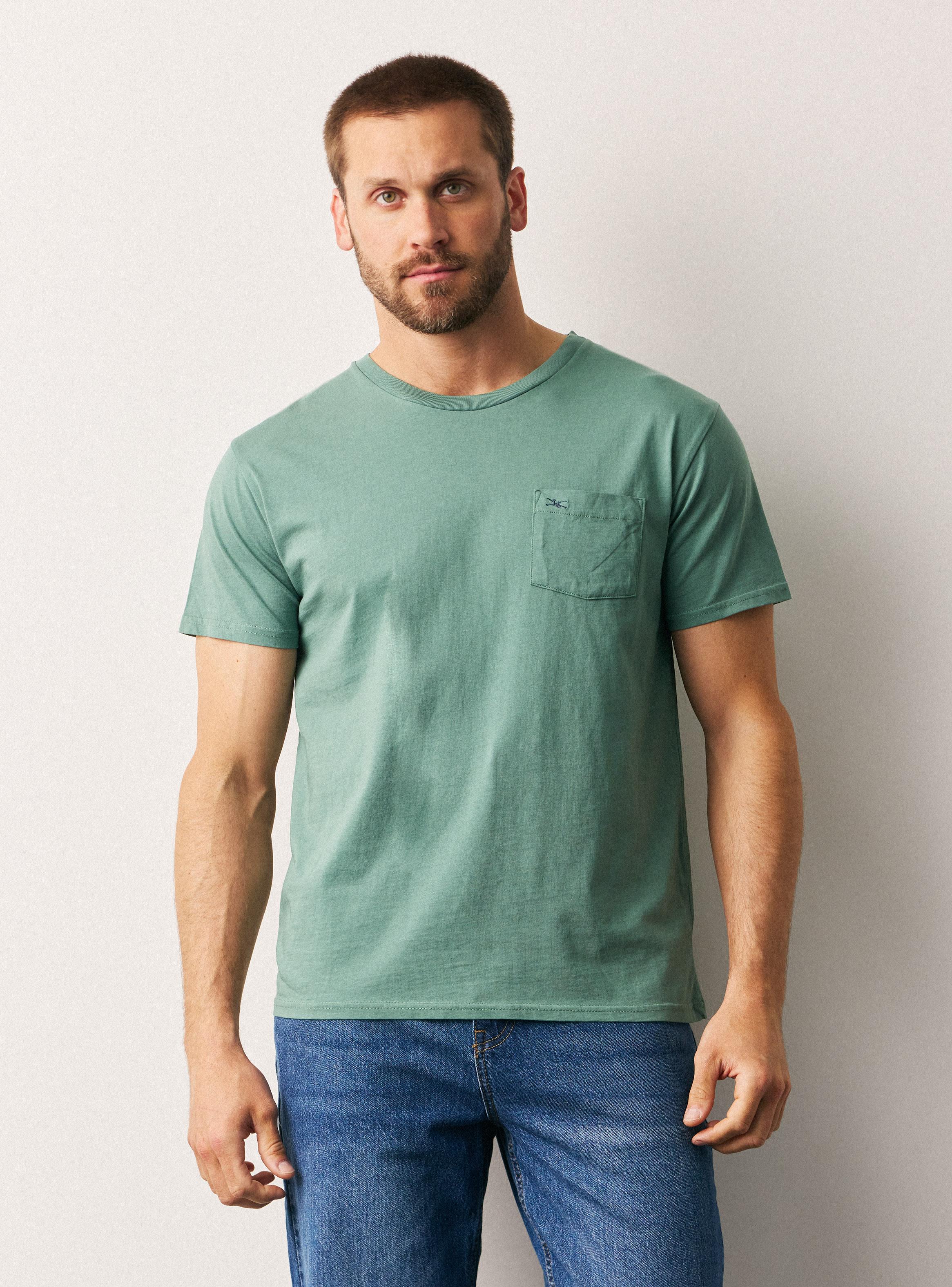 Polera Crew Neck Bolsillo-0