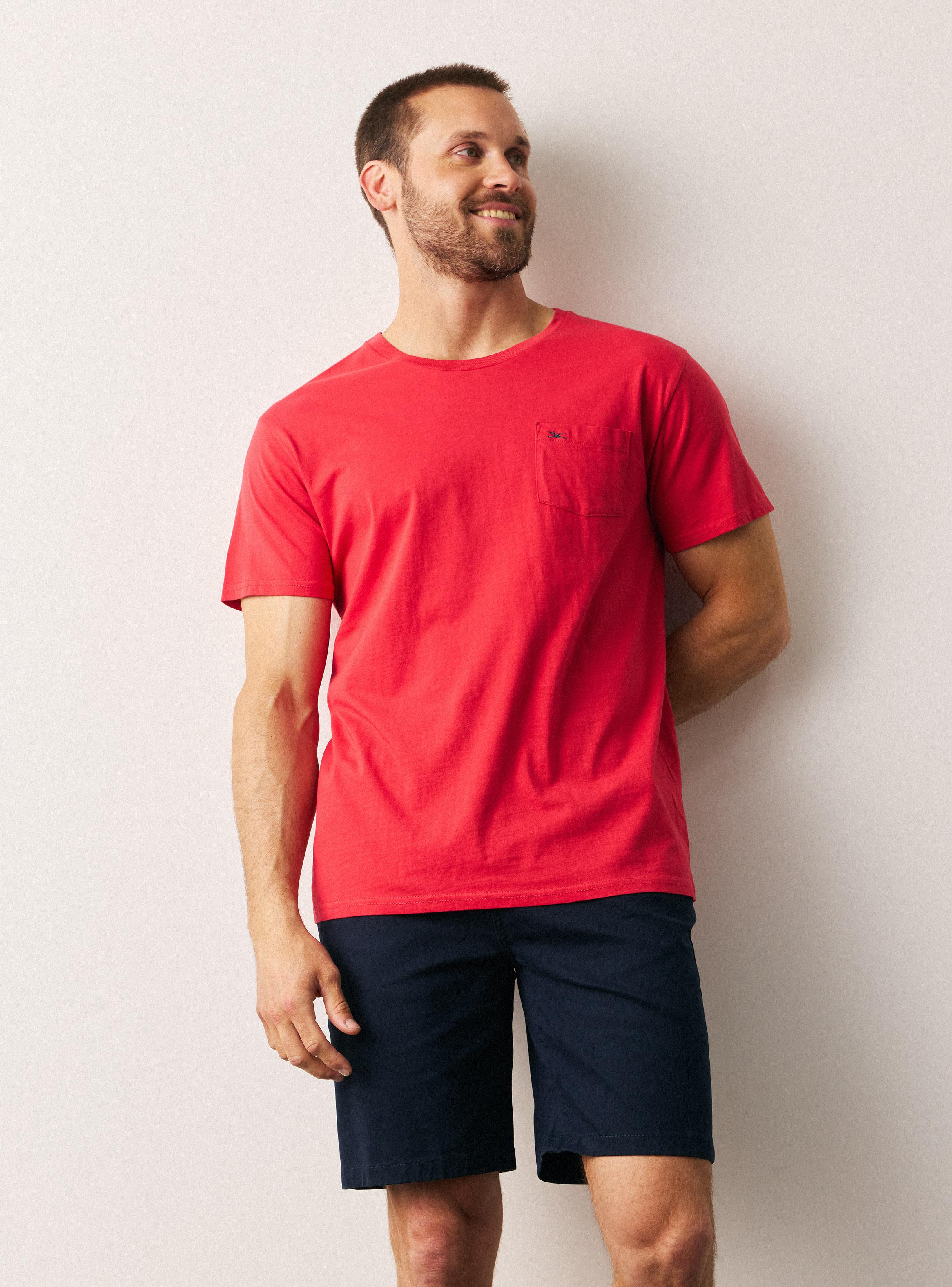 Polera Crew Neck Bolsillo-0
