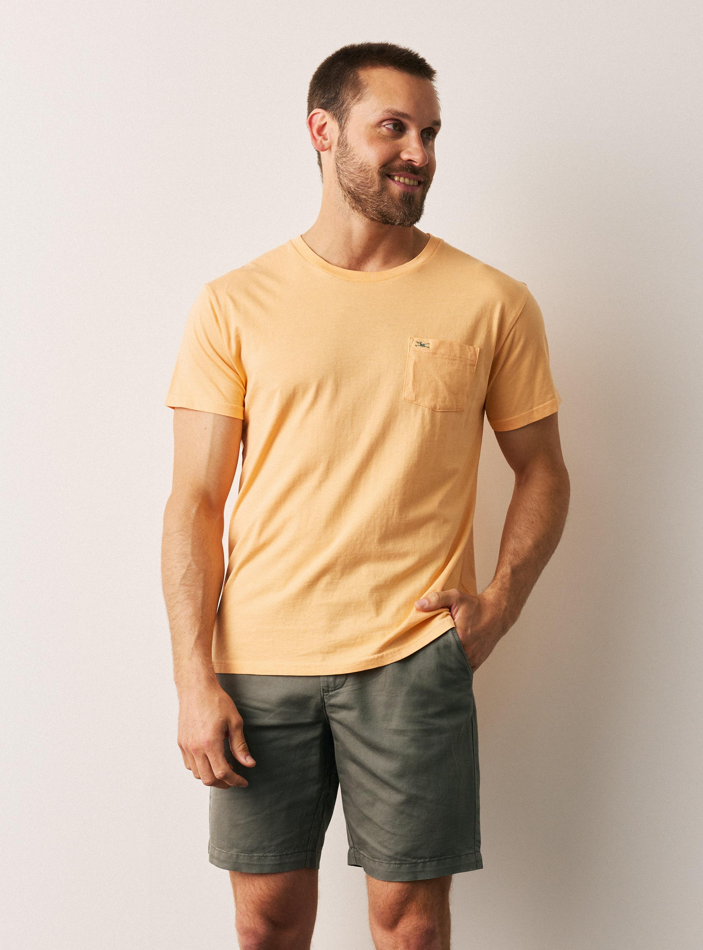 Polera Crew Neck Bolsillo-0